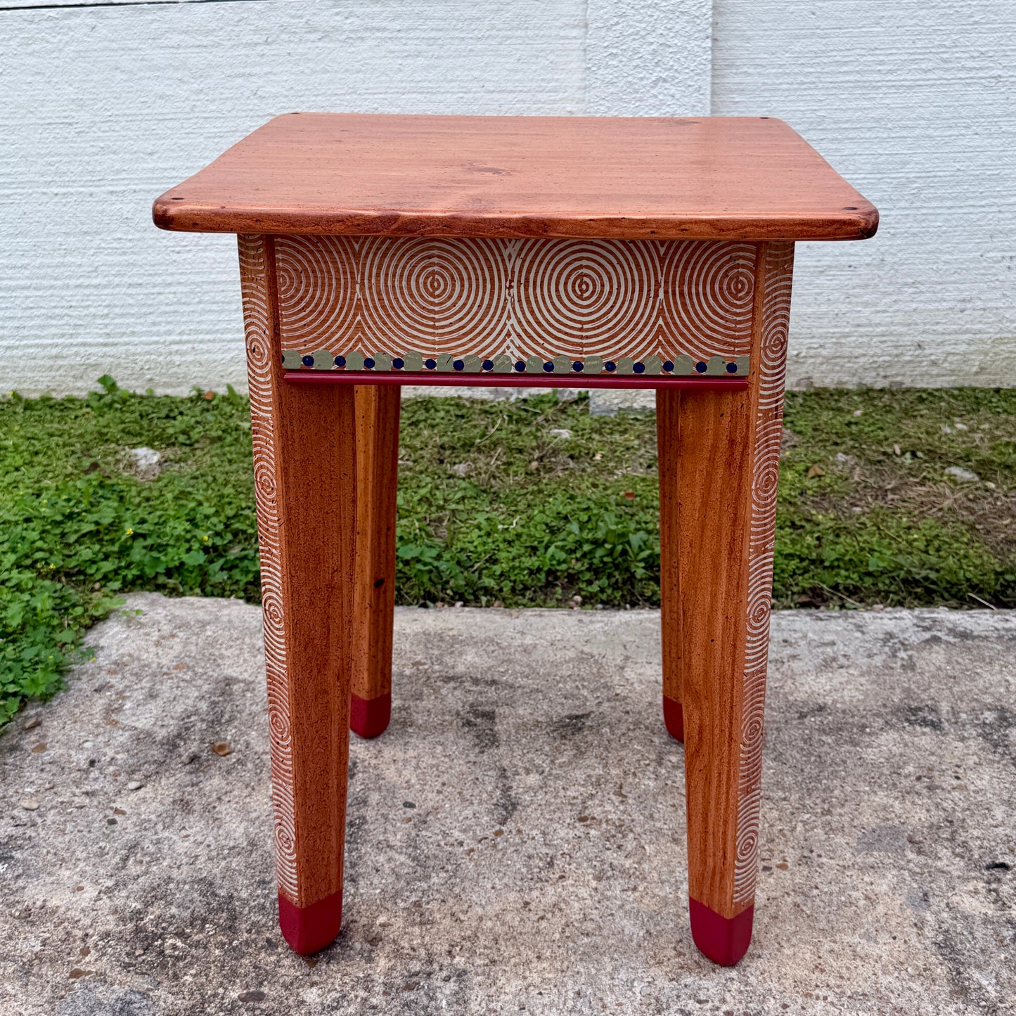 David Marsh 18” Square Side Table