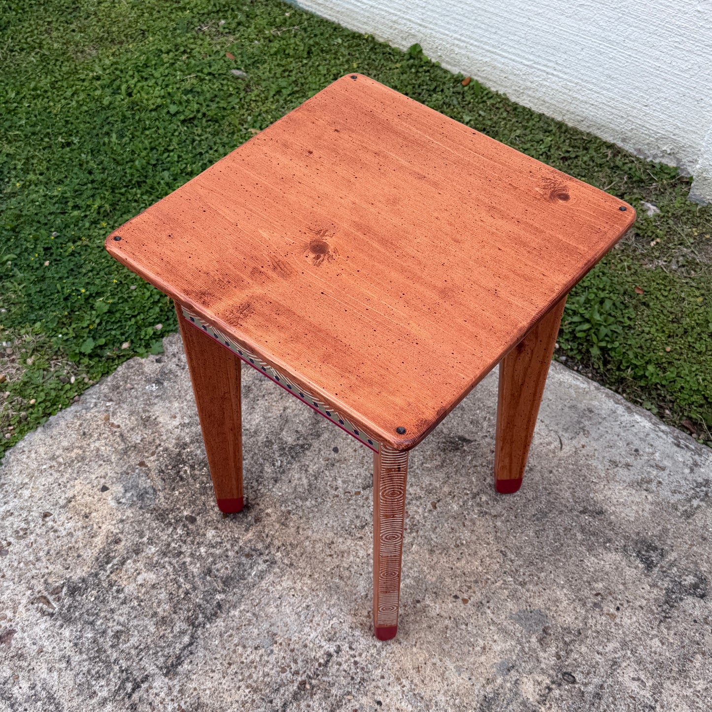 David Marsh 18” Square Side Table