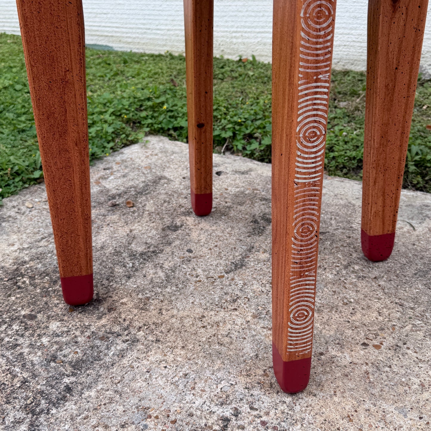 David Marsh 18” Square Side Table