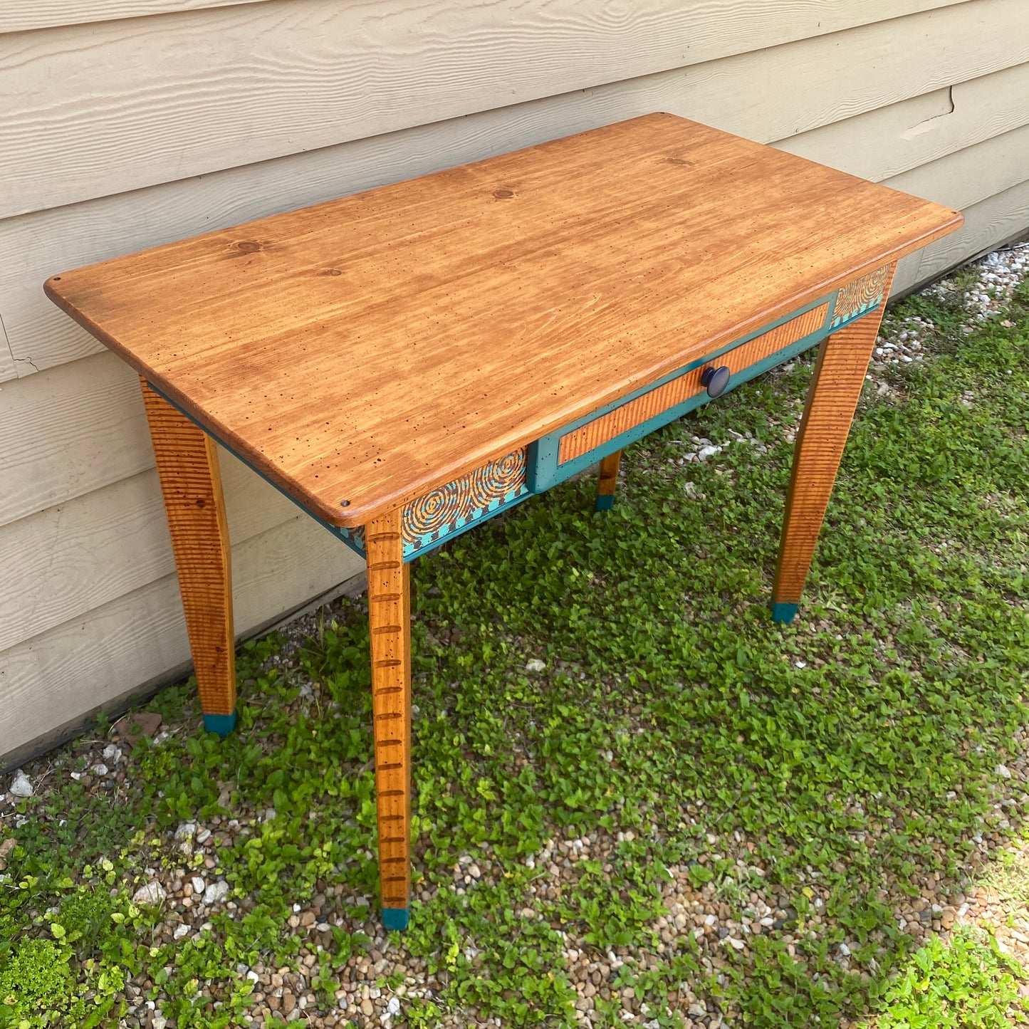 David Marsh Desk Table with Drawer