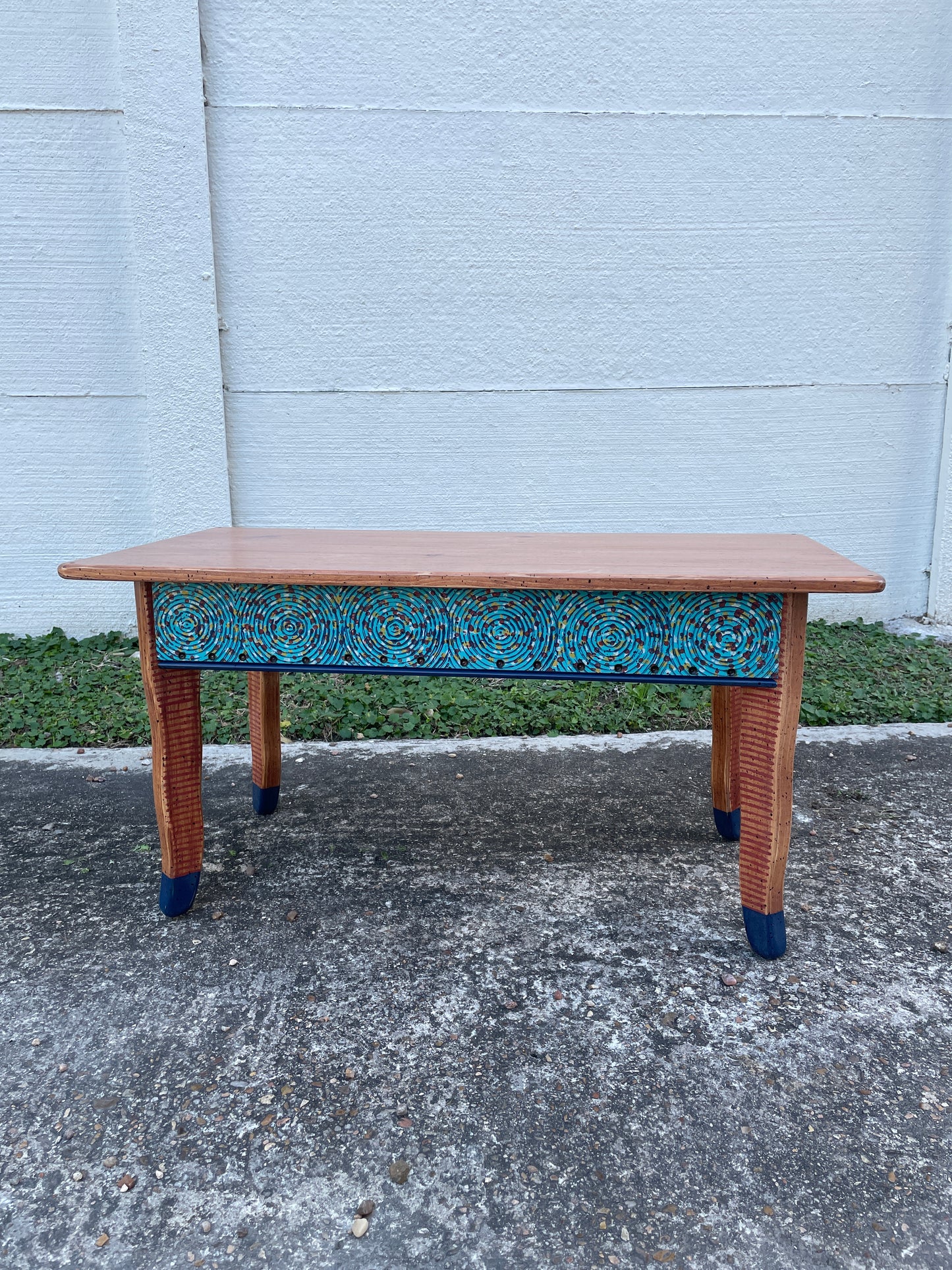 David Marsh Small Coffee Table - Light Turquoise Caballo