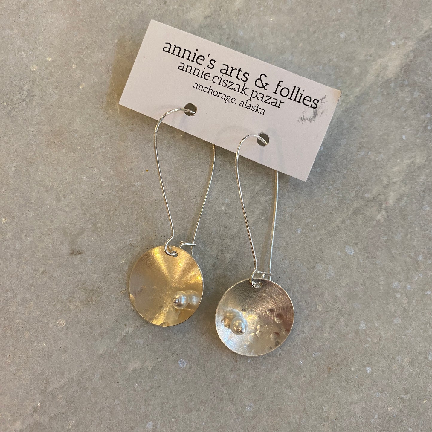 Bits and Baubles Disc Earrings