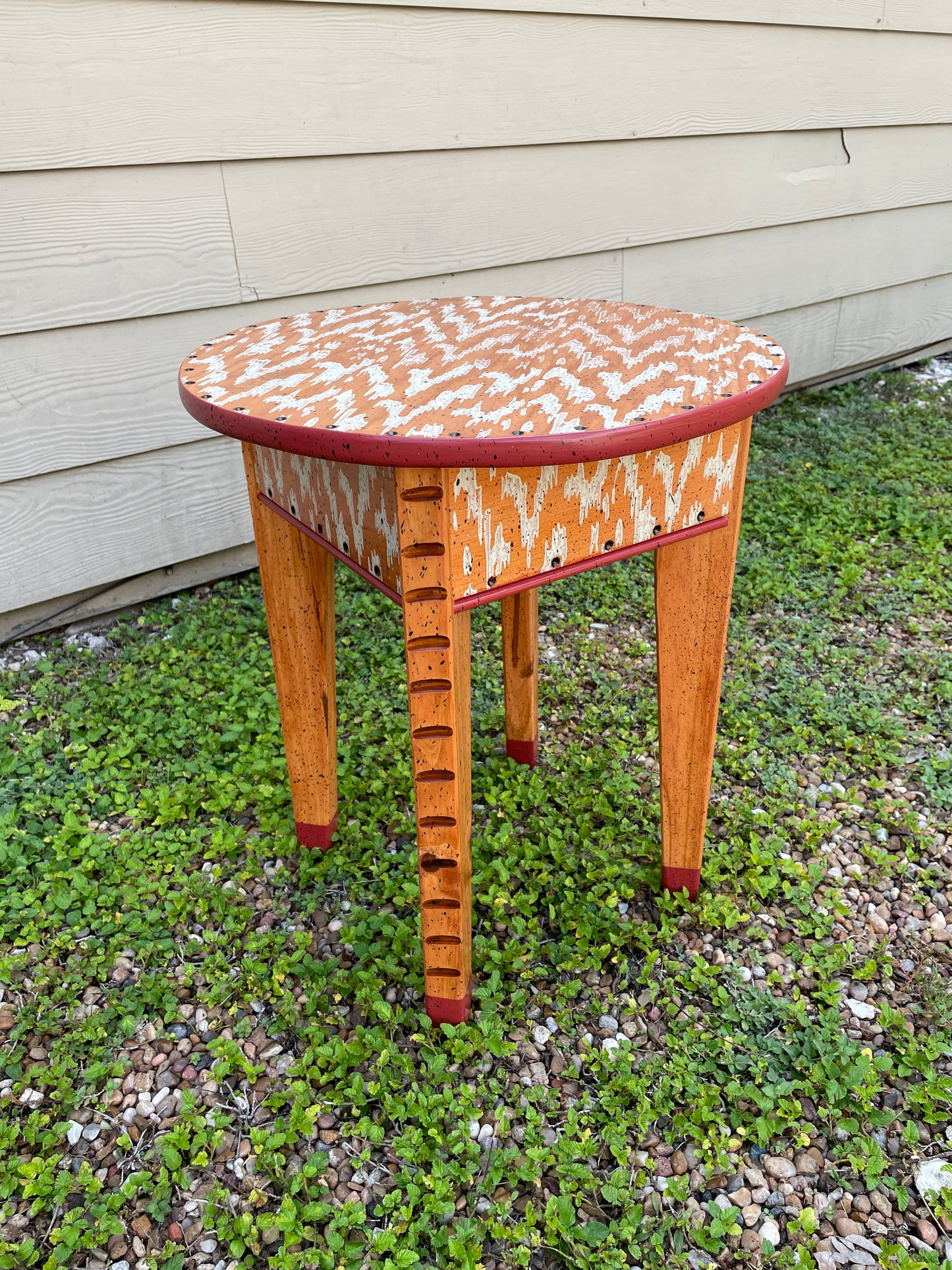 David Marsh 18" Round Side Table