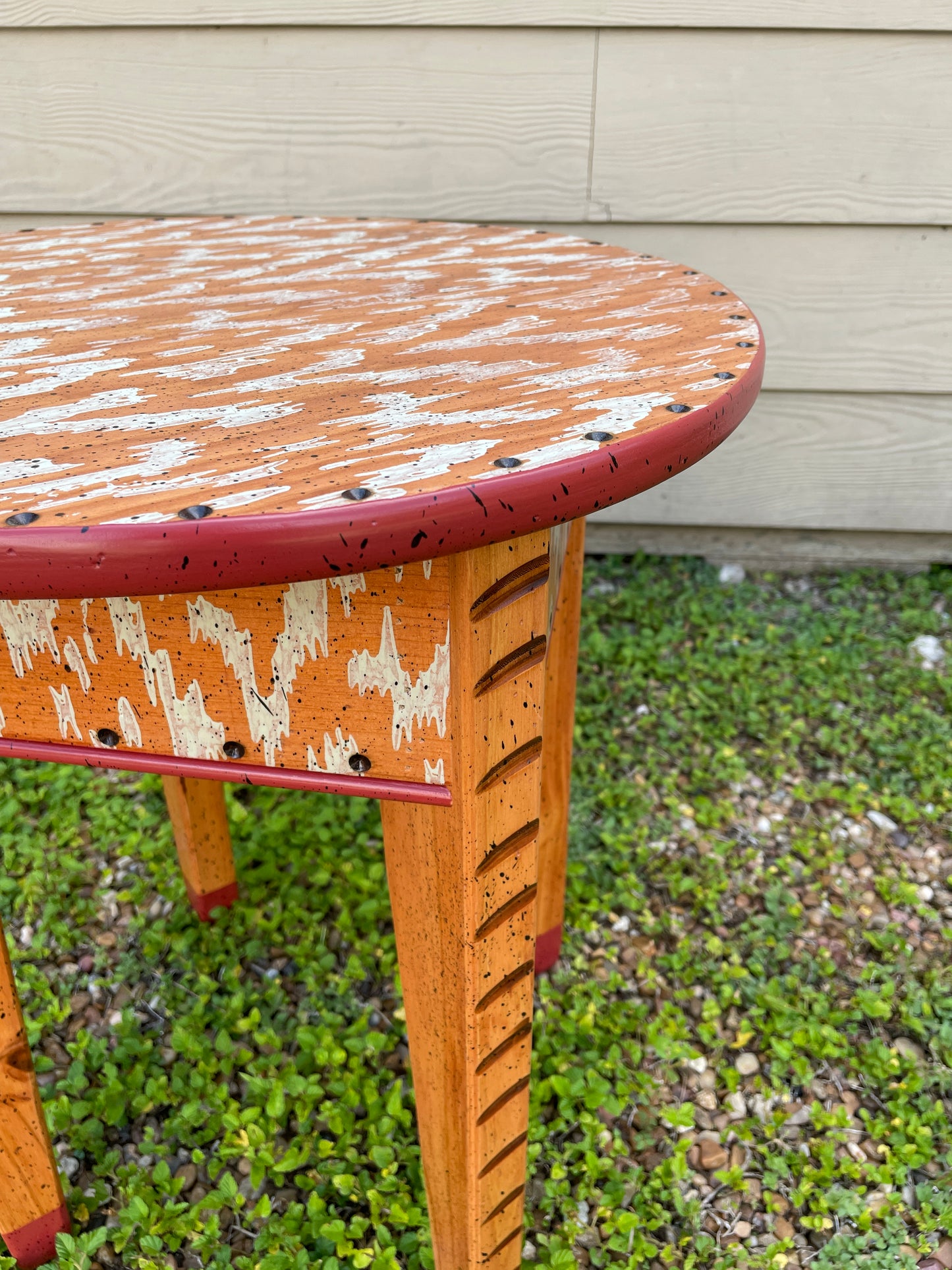 David Marsh 18" Round Side Table