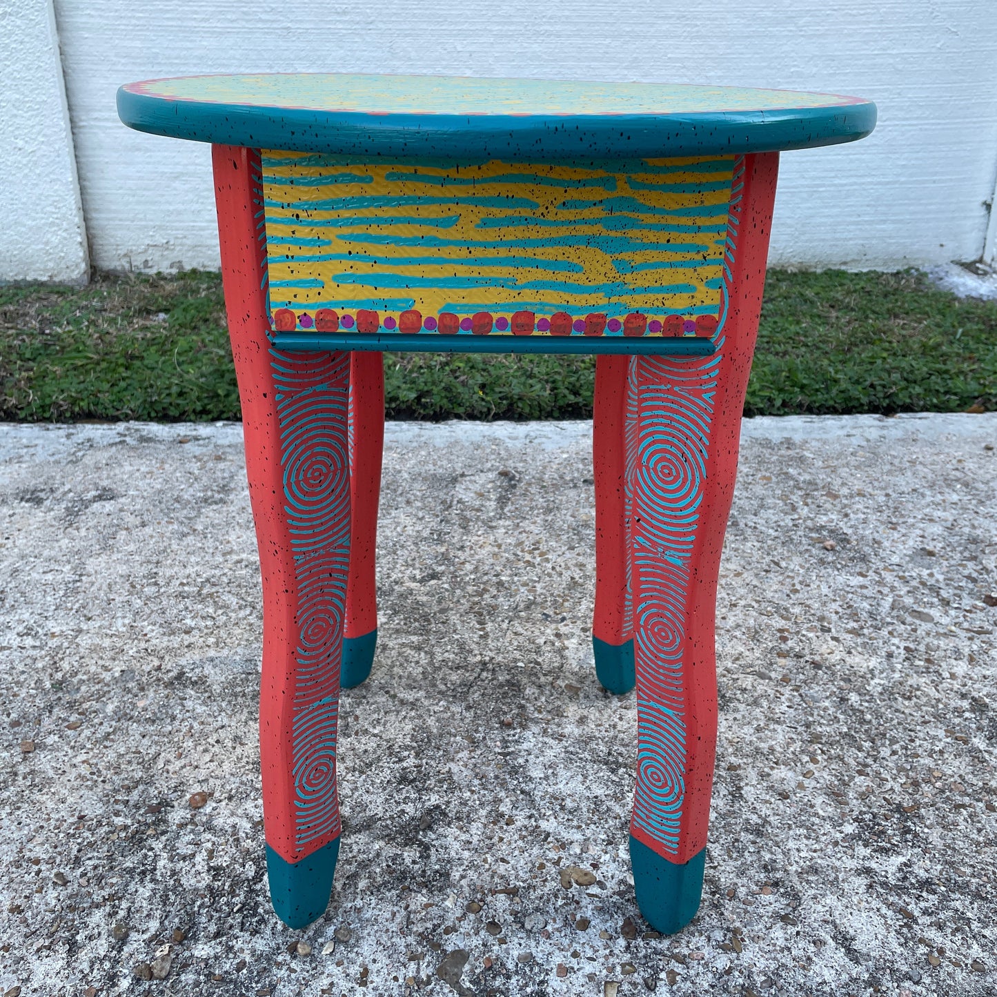 David Marsh 18" Round Side Table
