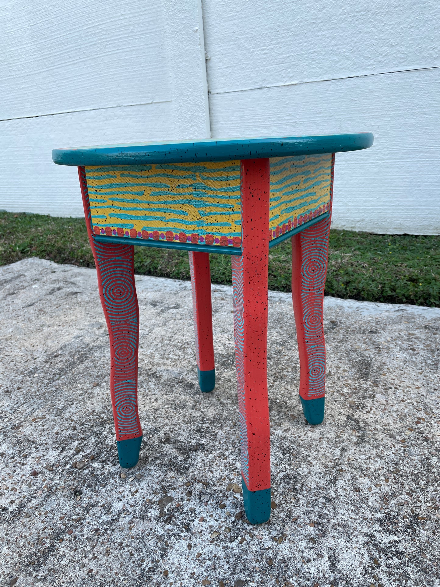David Marsh 18" Round Side Table