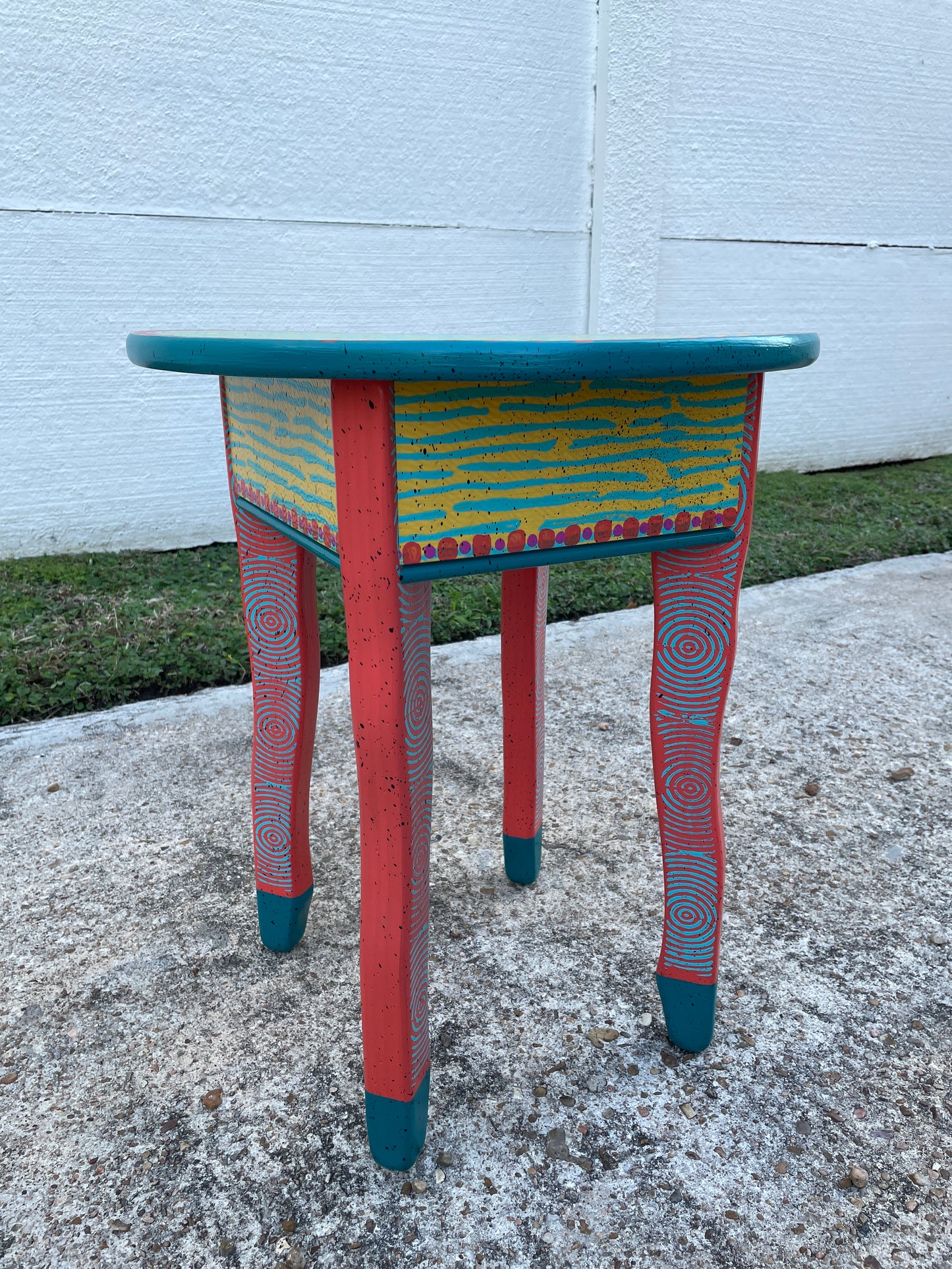 David Marsh 18" Round Side Table