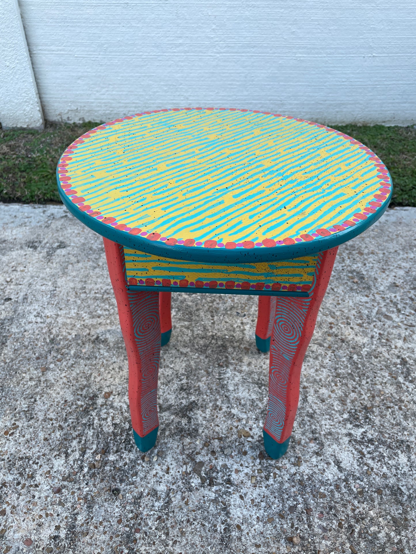 David Marsh 18" Round Side Table