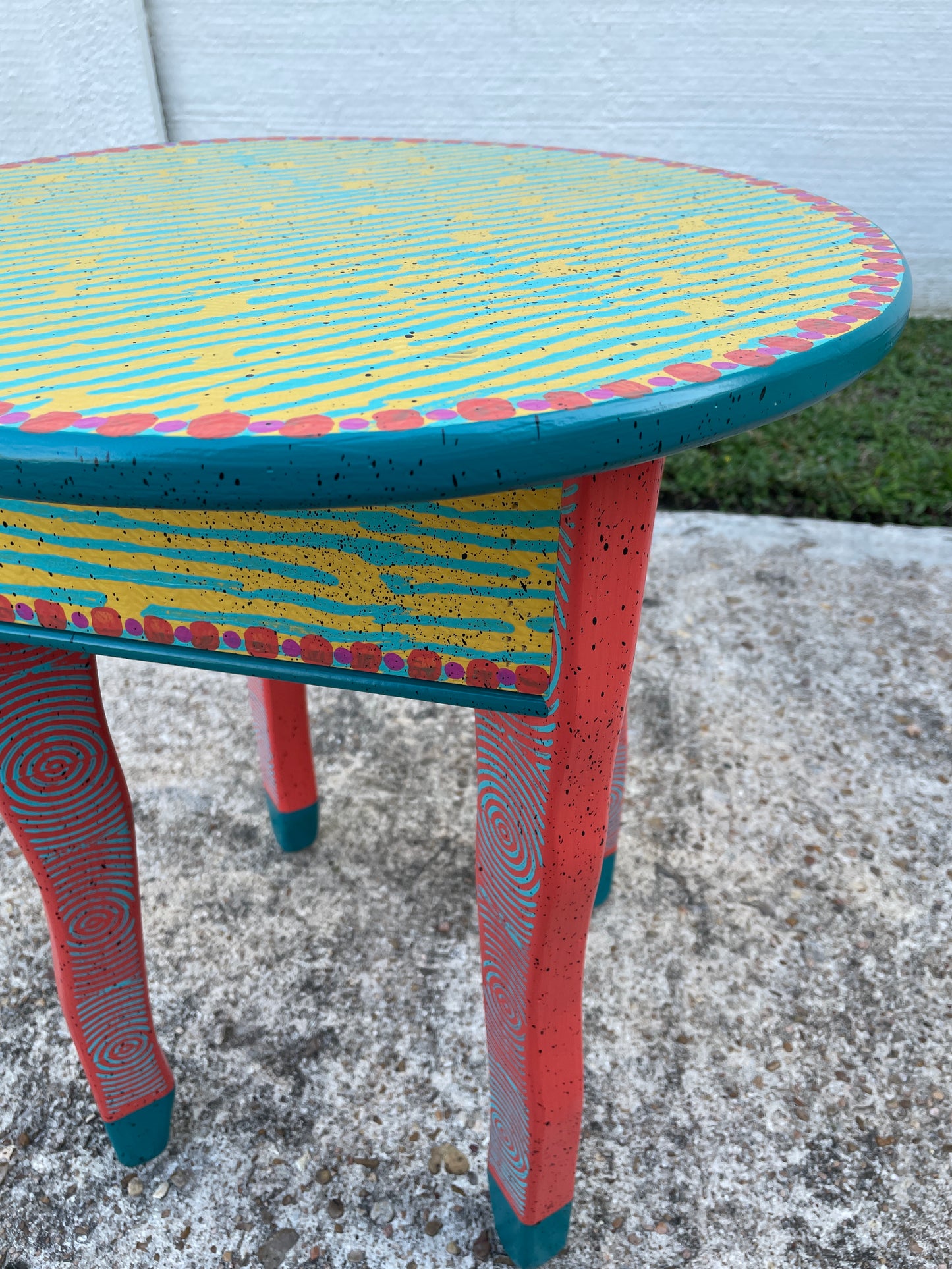 David Marsh 18" Round Side Table