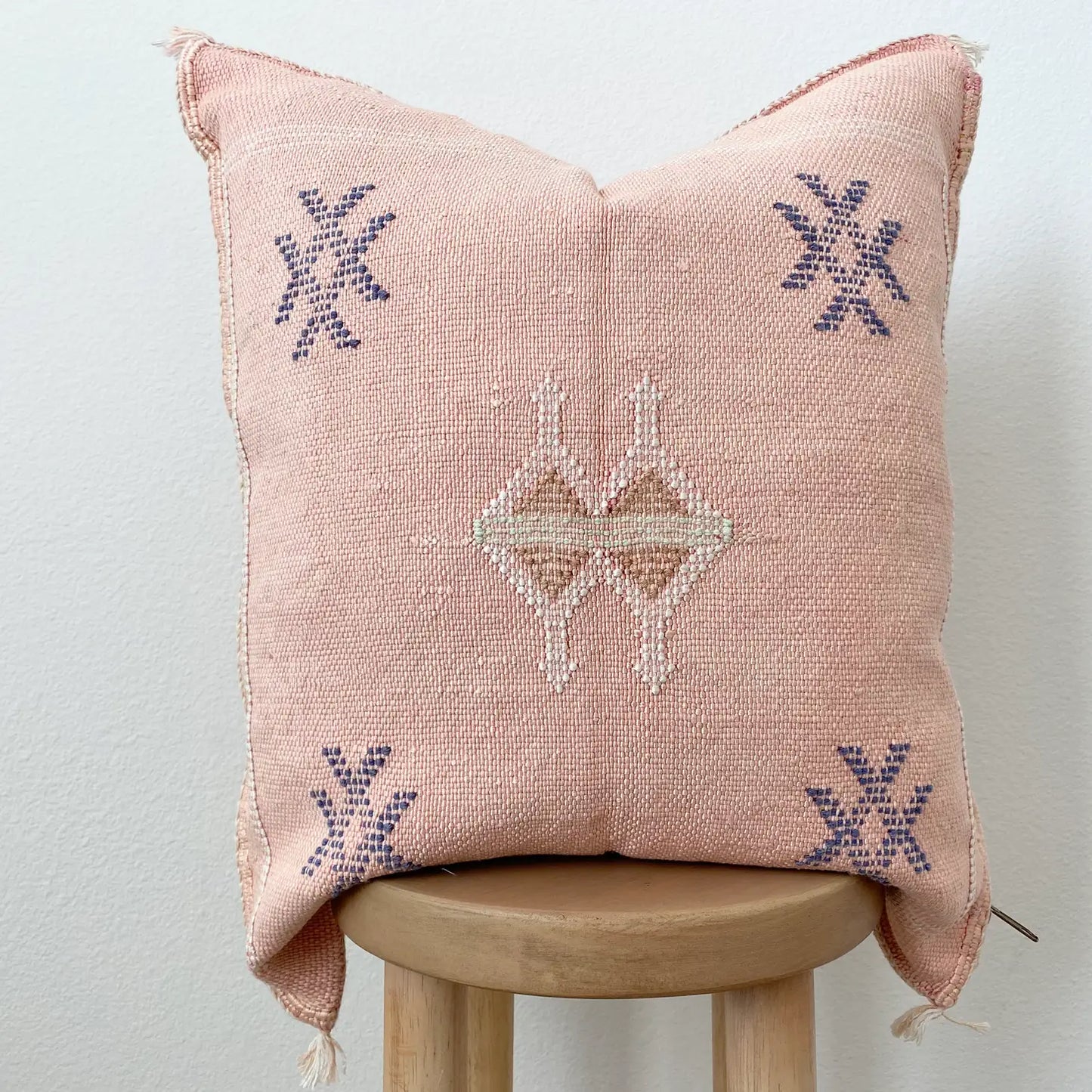 Silk Sabra Pillow- Pink