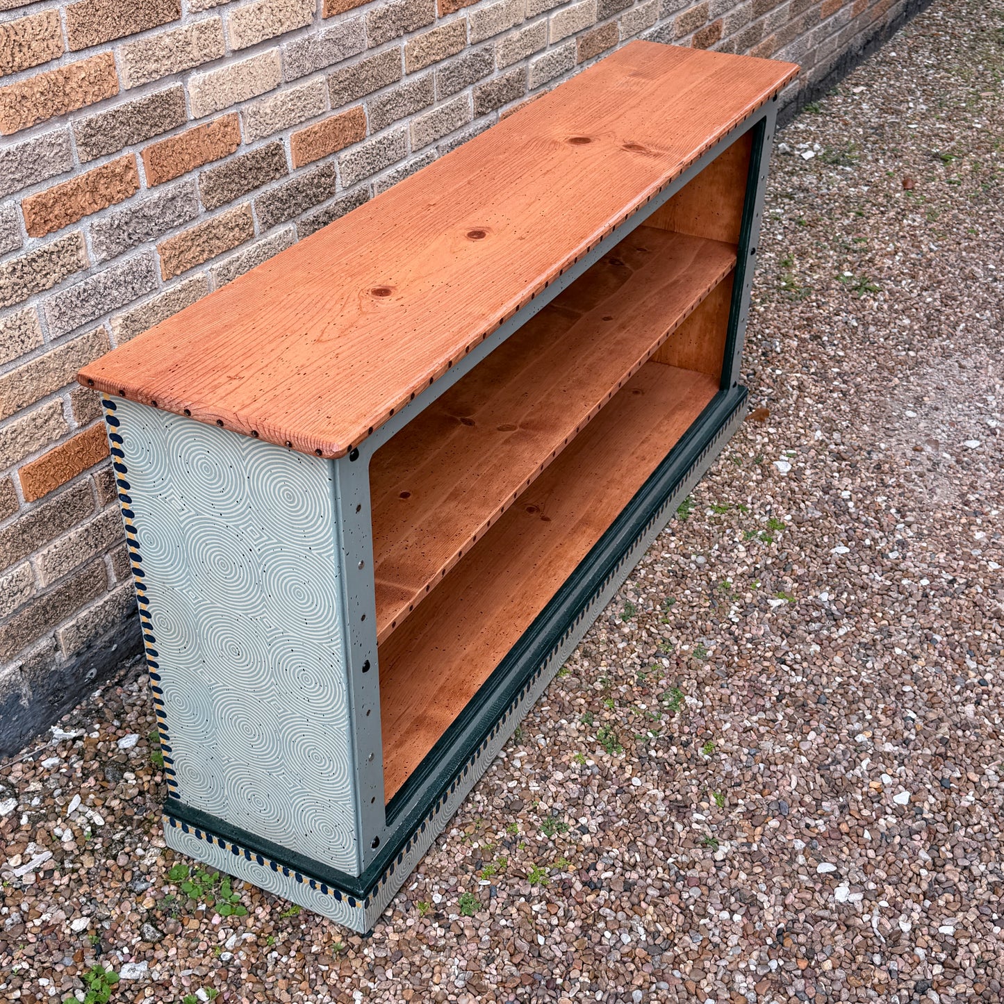 Tommy Lewis Marsh Style 60" Low Credenza Bookcase