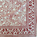 Holiday Red Tablecloth - 60” x 60”