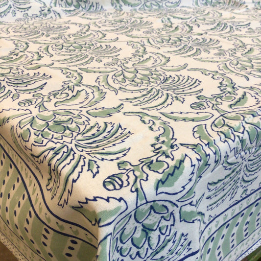 Thistle White Tablecloth - 60” x 120”