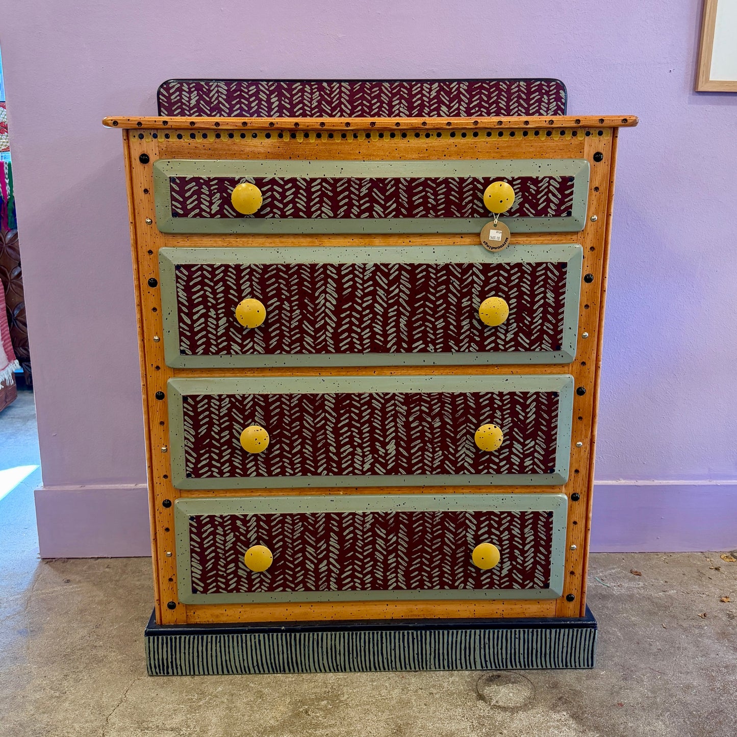 Tommy Lewis Marsh Style Four Drawer Dresser