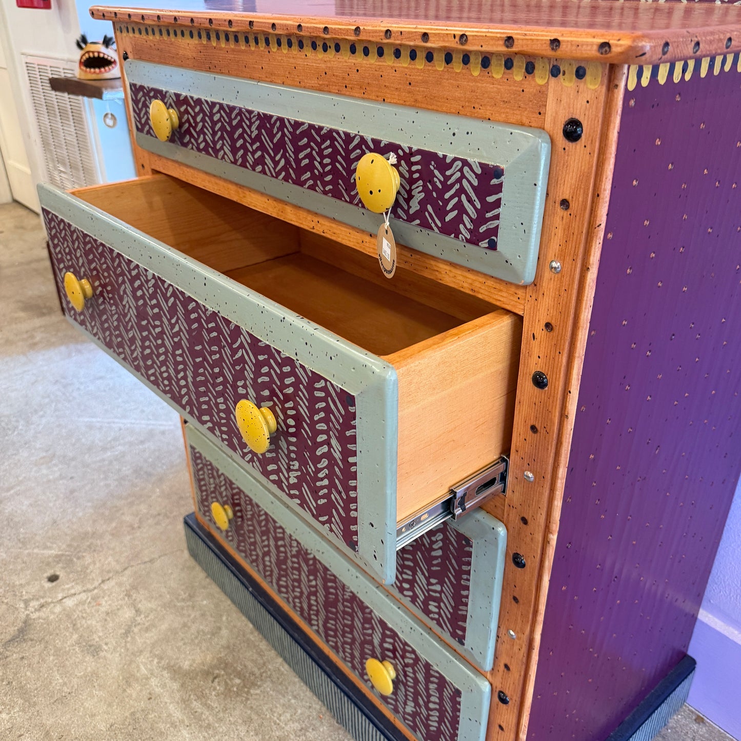 Tommy Lewis Marsh Style Four Drawer Dresser