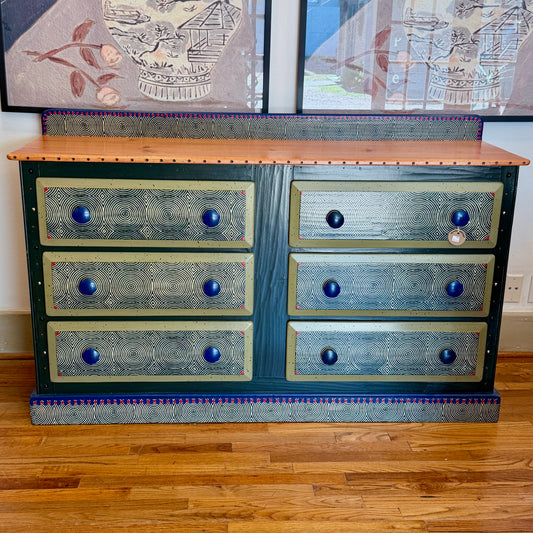 Tommy Lewis Marsh Style Six Drawer Dresser