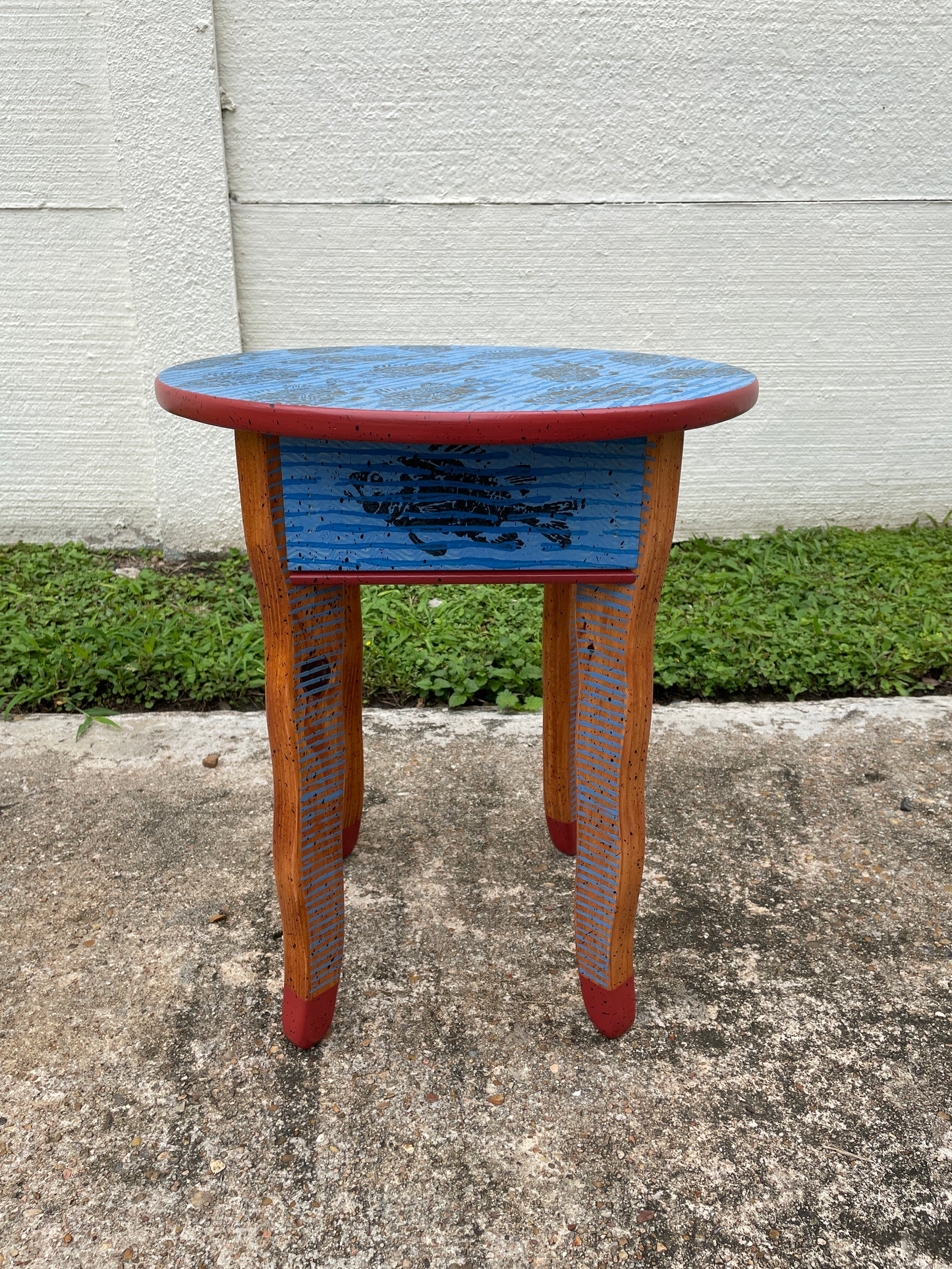 David Marsh 18" Round Side Table