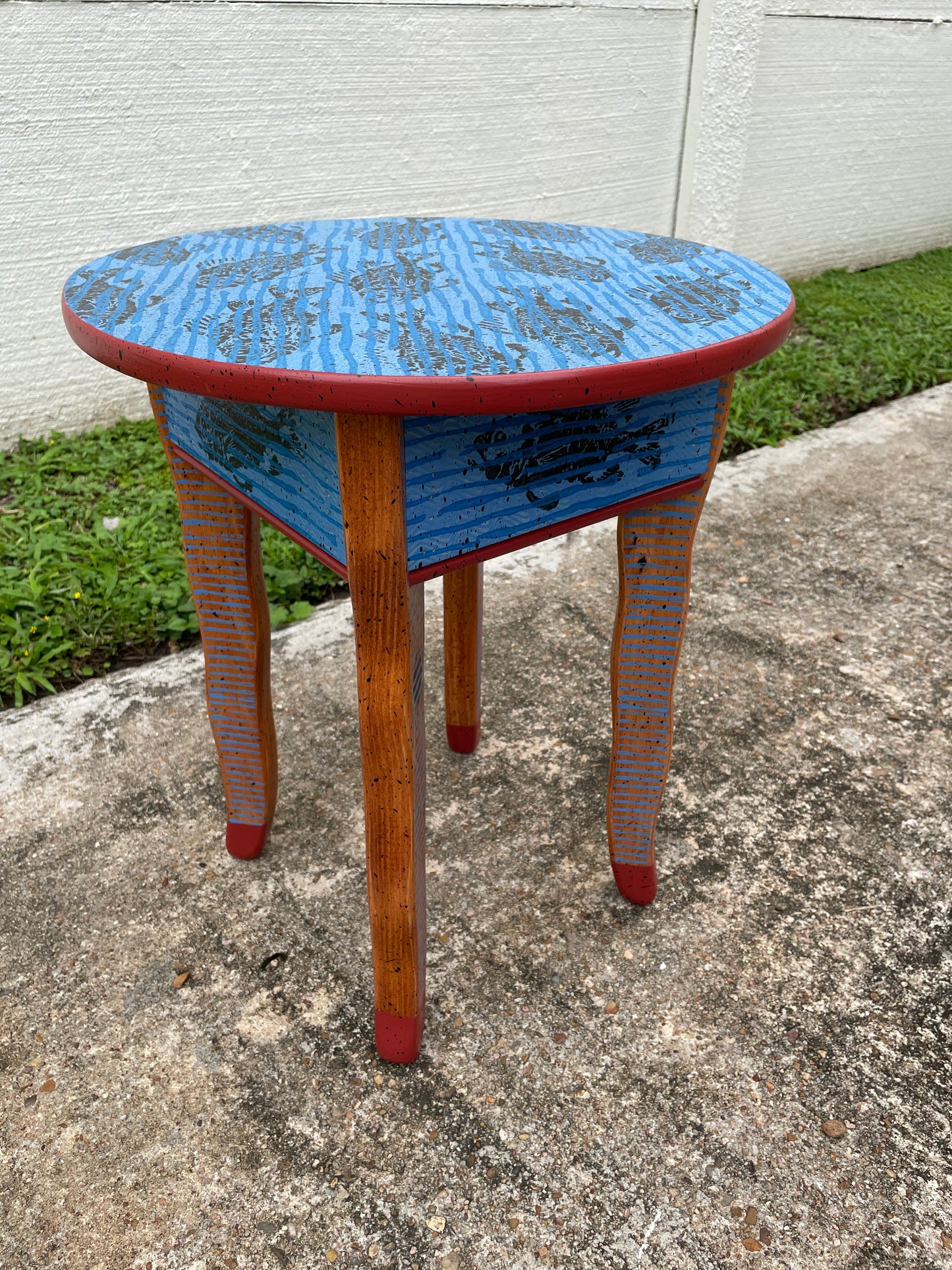 David Marsh 18" Round Side Table