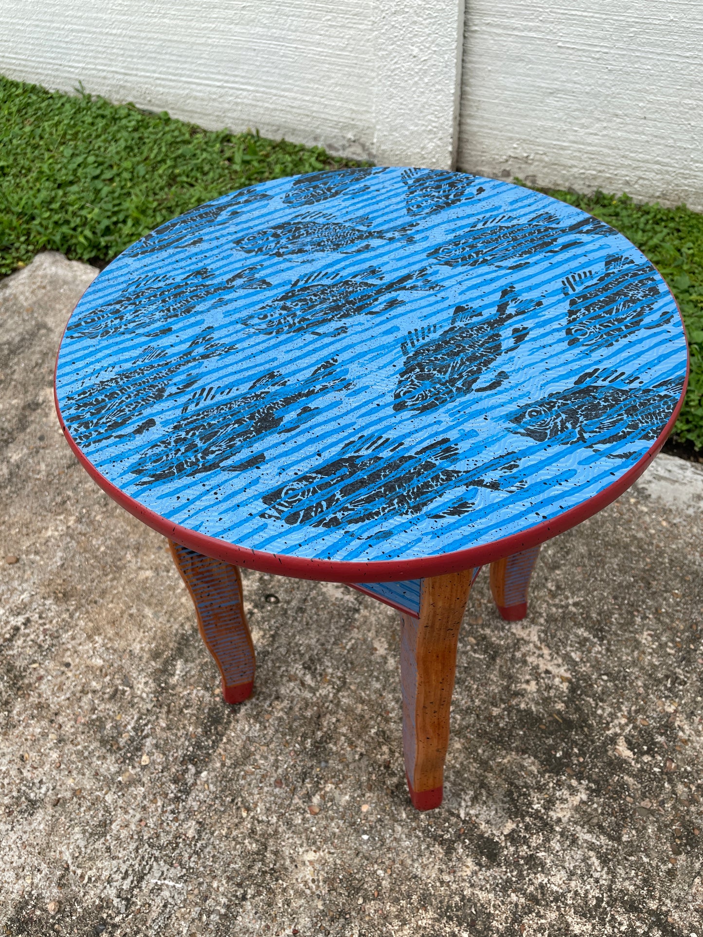 David Marsh 18" Round Side Table