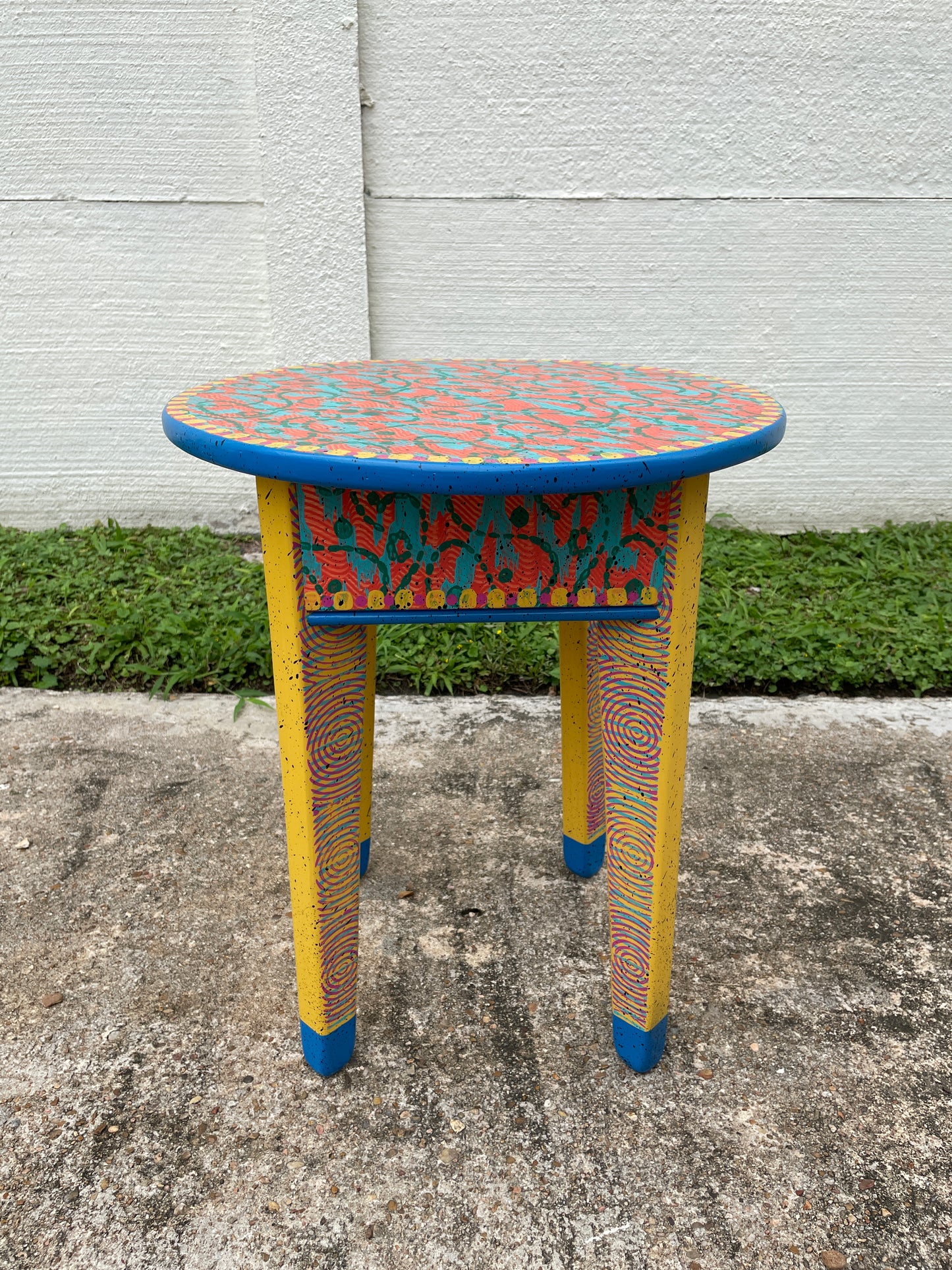 David Marsh 18" Round Side Table