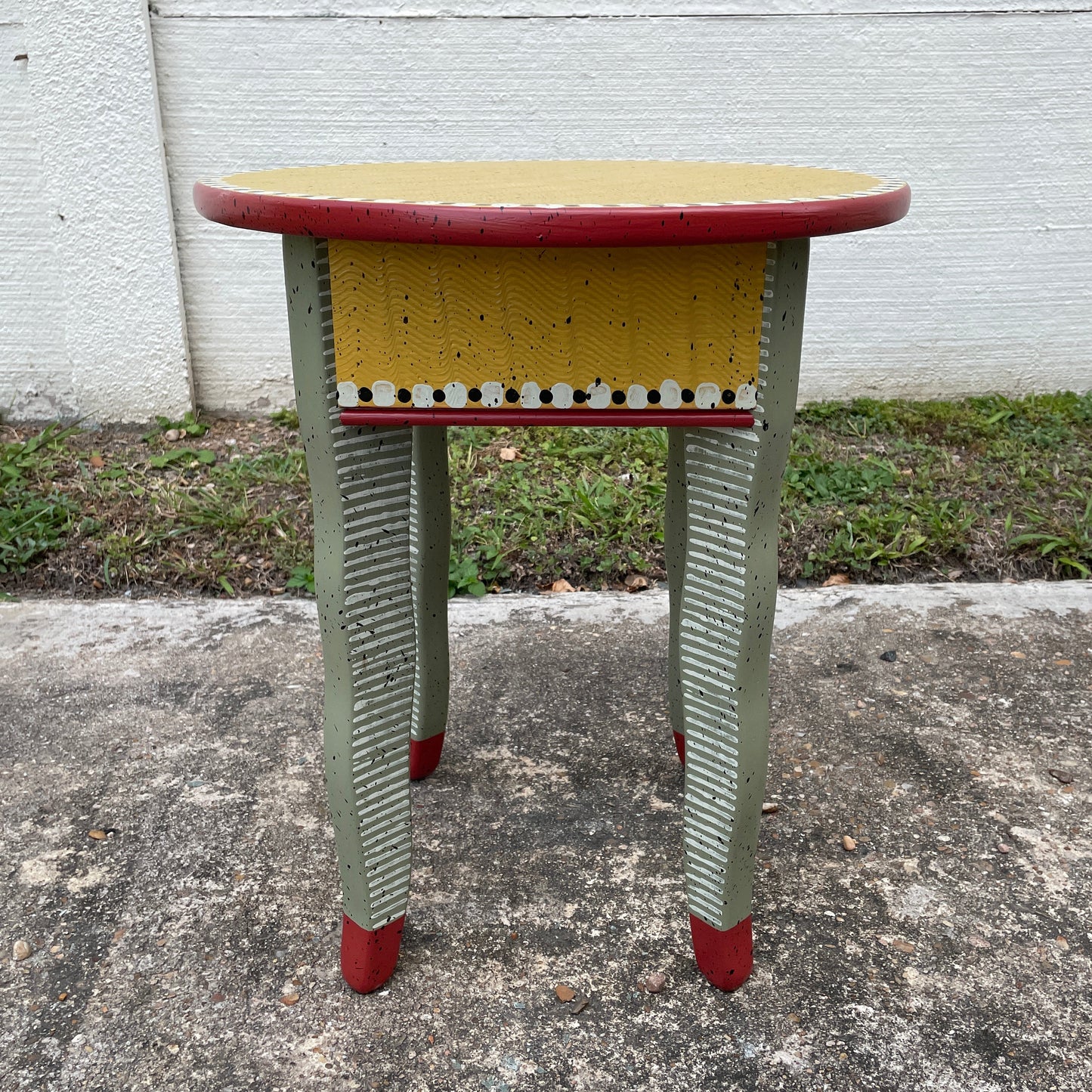 David Marsh 18" Round Side Table