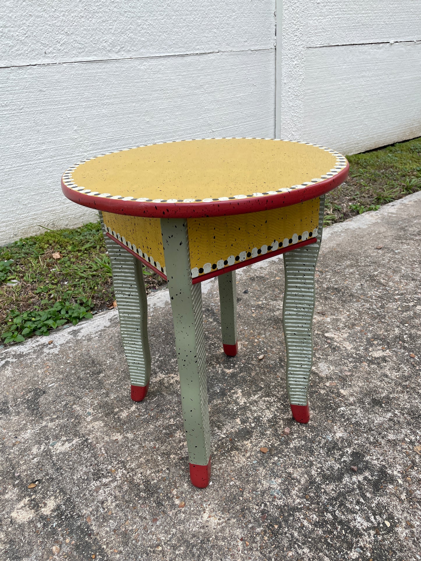 David Marsh 18" Round Side Table