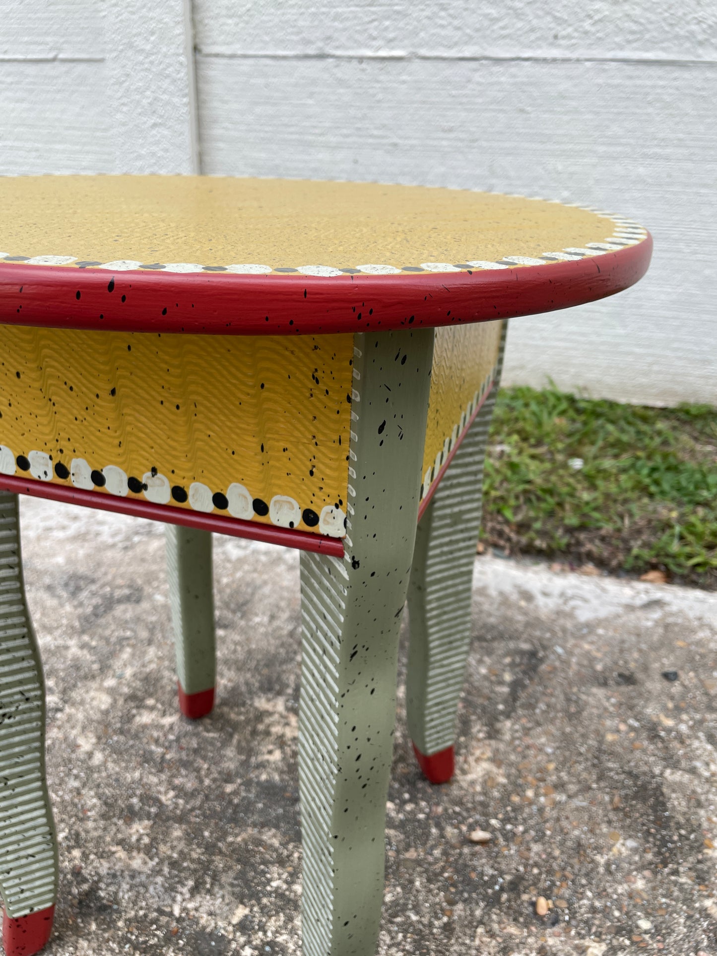 David Marsh 18" Round Side Table
