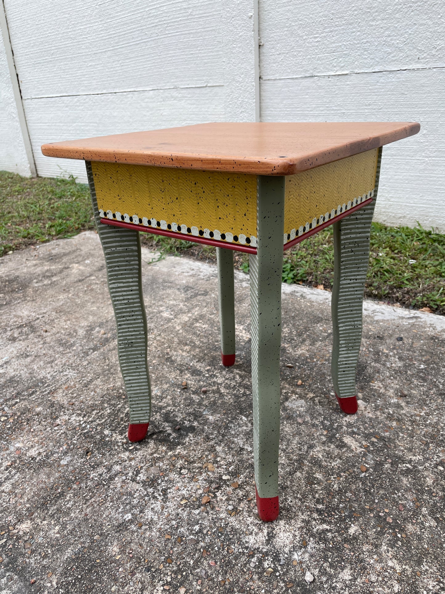 David Marsh 18” Square Side Table