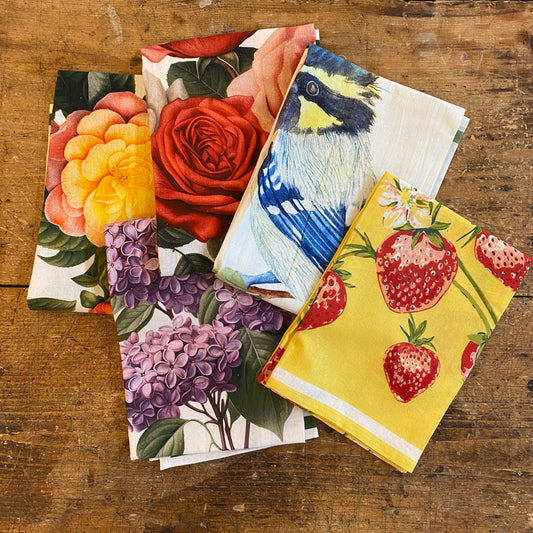 Printed Flour Sack Tea Towels
