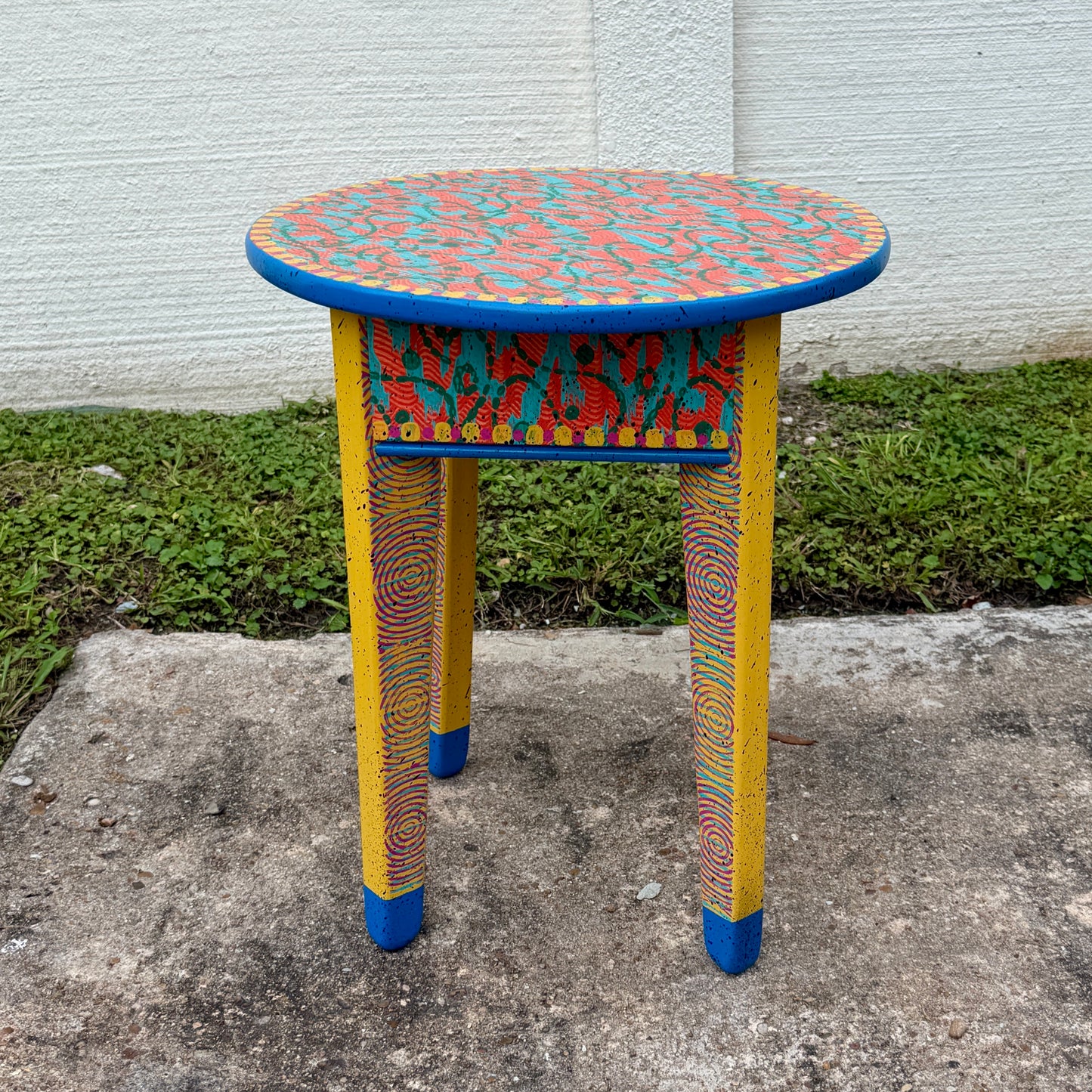 David Marsh 18" Round Side Table