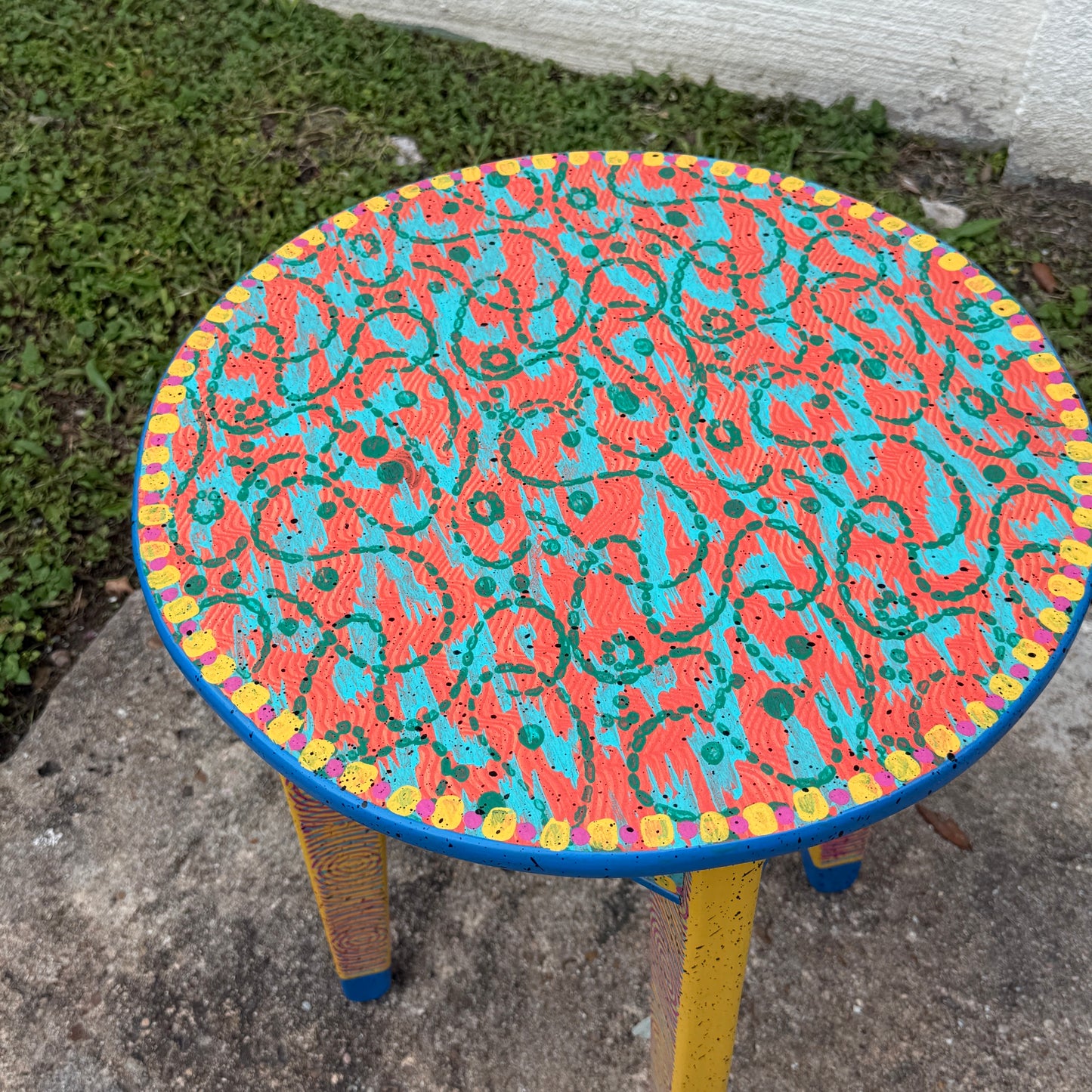 David Marsh 18" Round Side Table