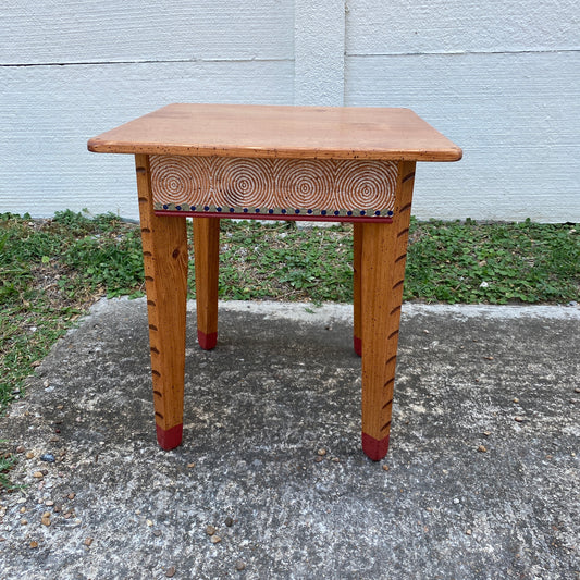 David Marsh 22” Square Side Table