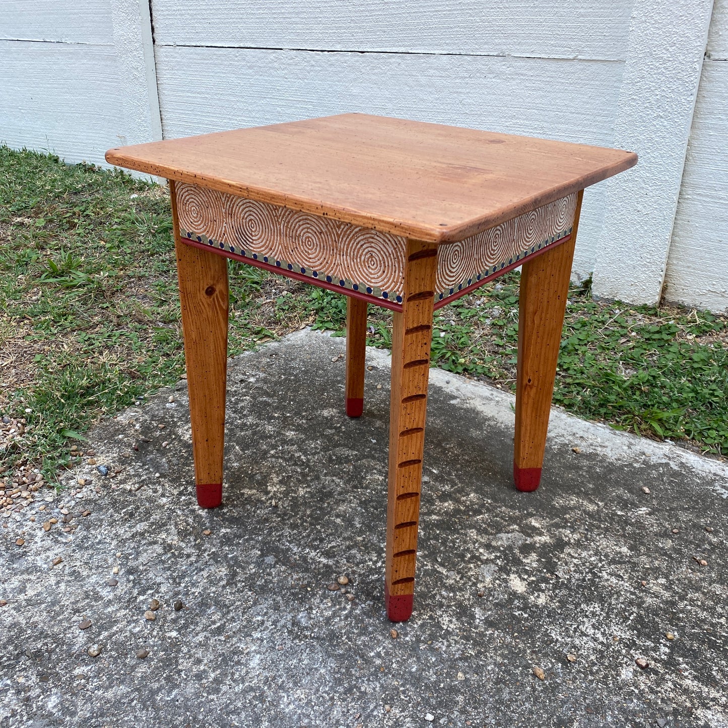 David Marsh 22” Square Side Table