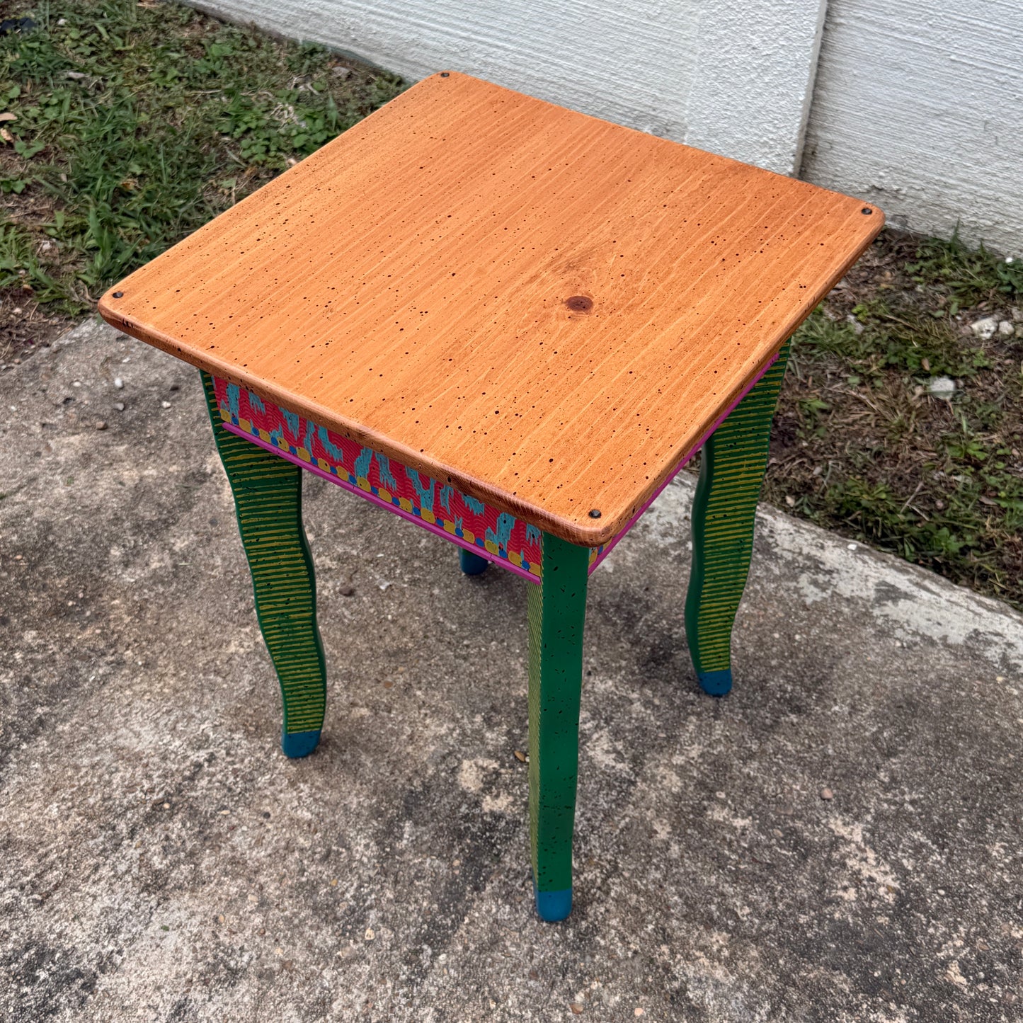 David Marsh 18” Square Side Table