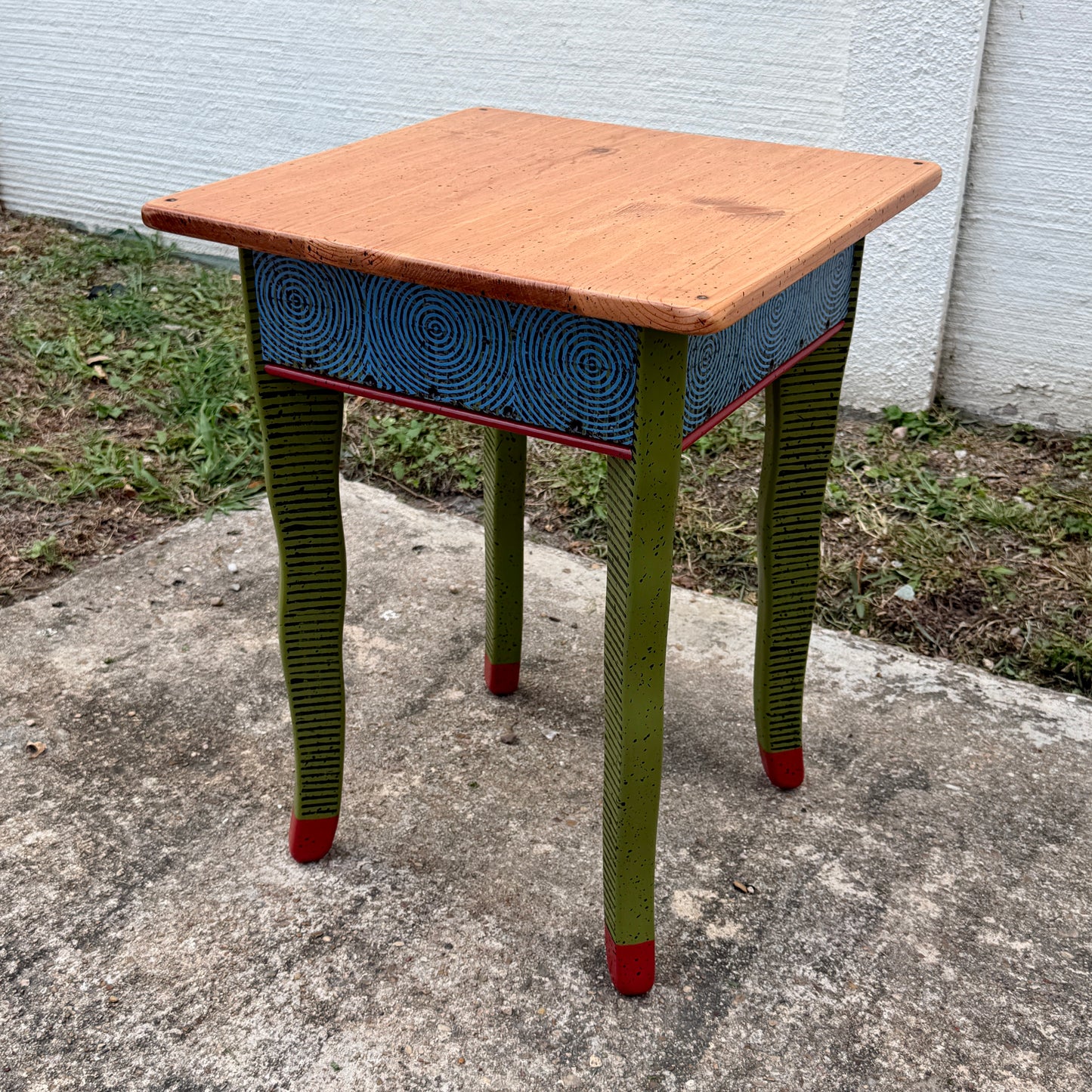 David Marsh 18” Square Side Table