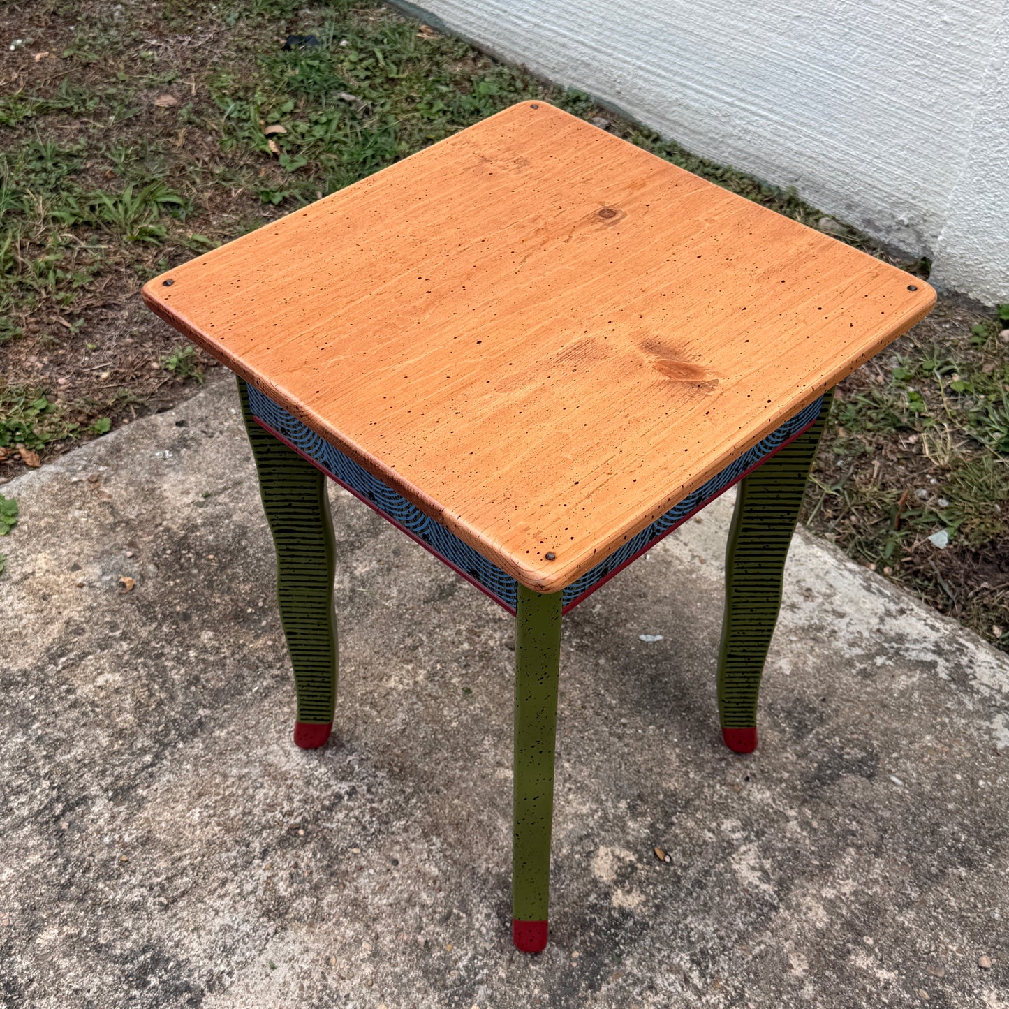 David Marsh 18” Square Side Table