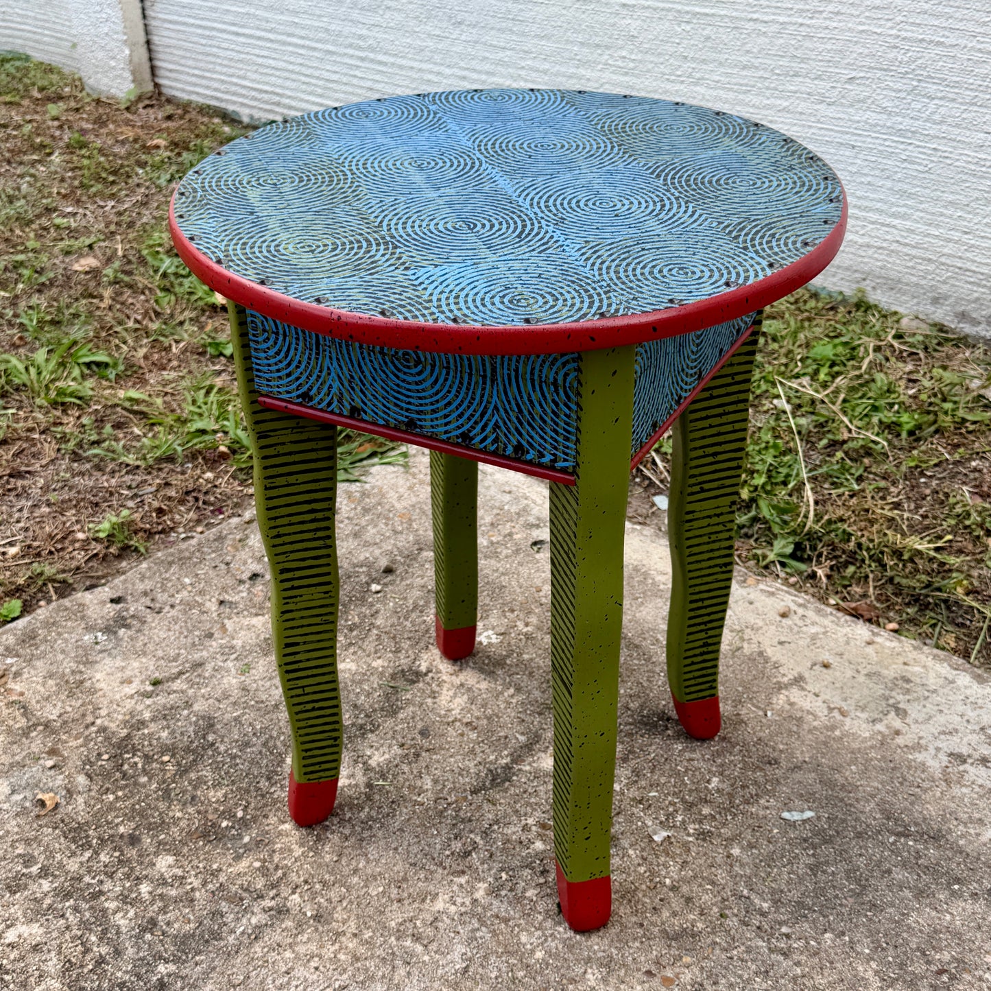 David Marsh 18" Round Side Table