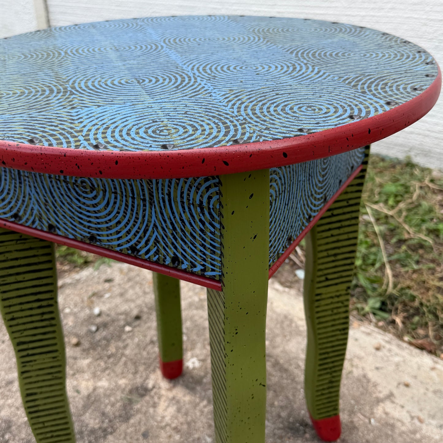 David Marsh 18" Round Side Table