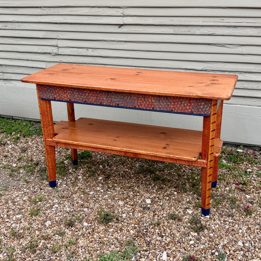 David Marsh 4' Console Table with Shelf
