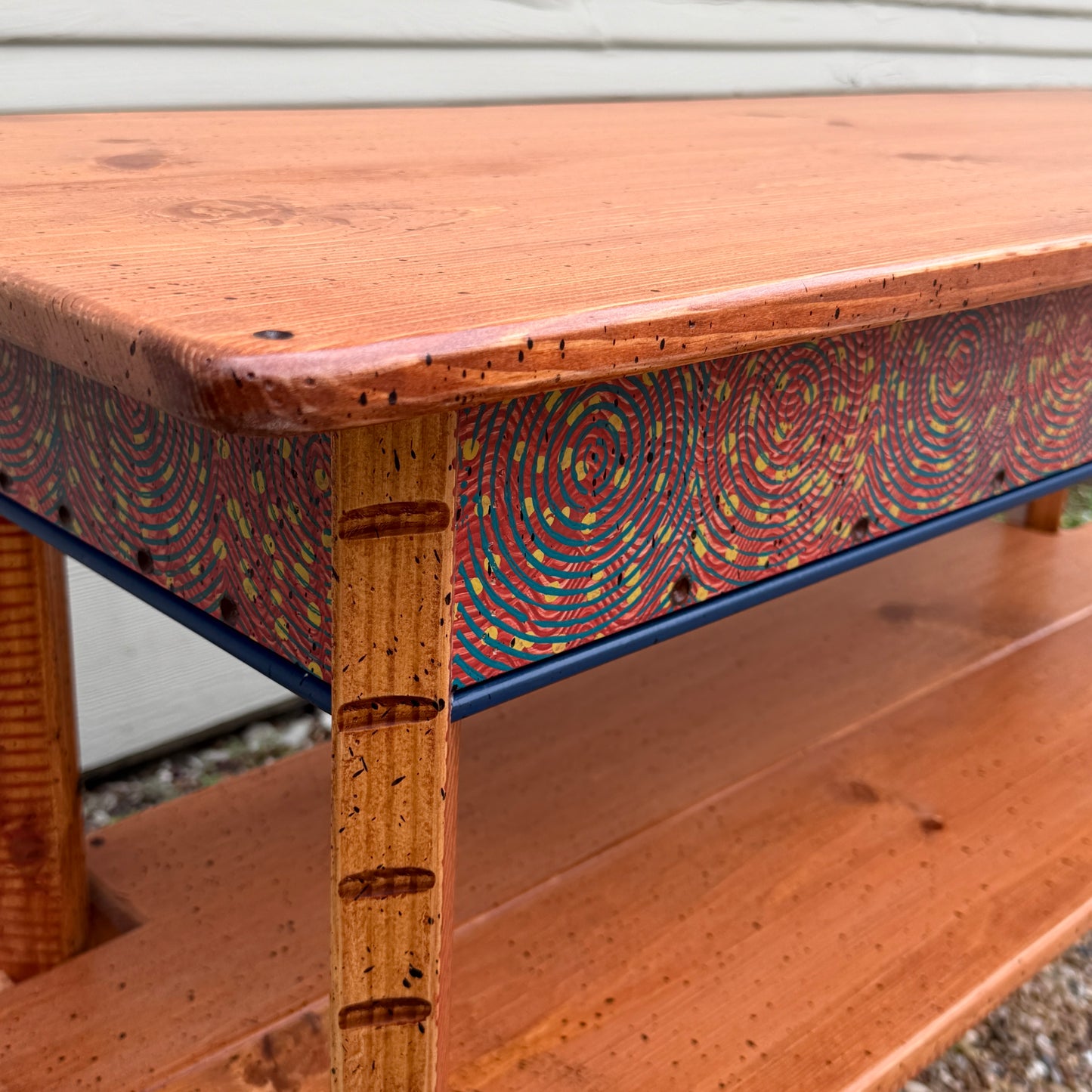 David Marsh 4' Console Table with Shelf