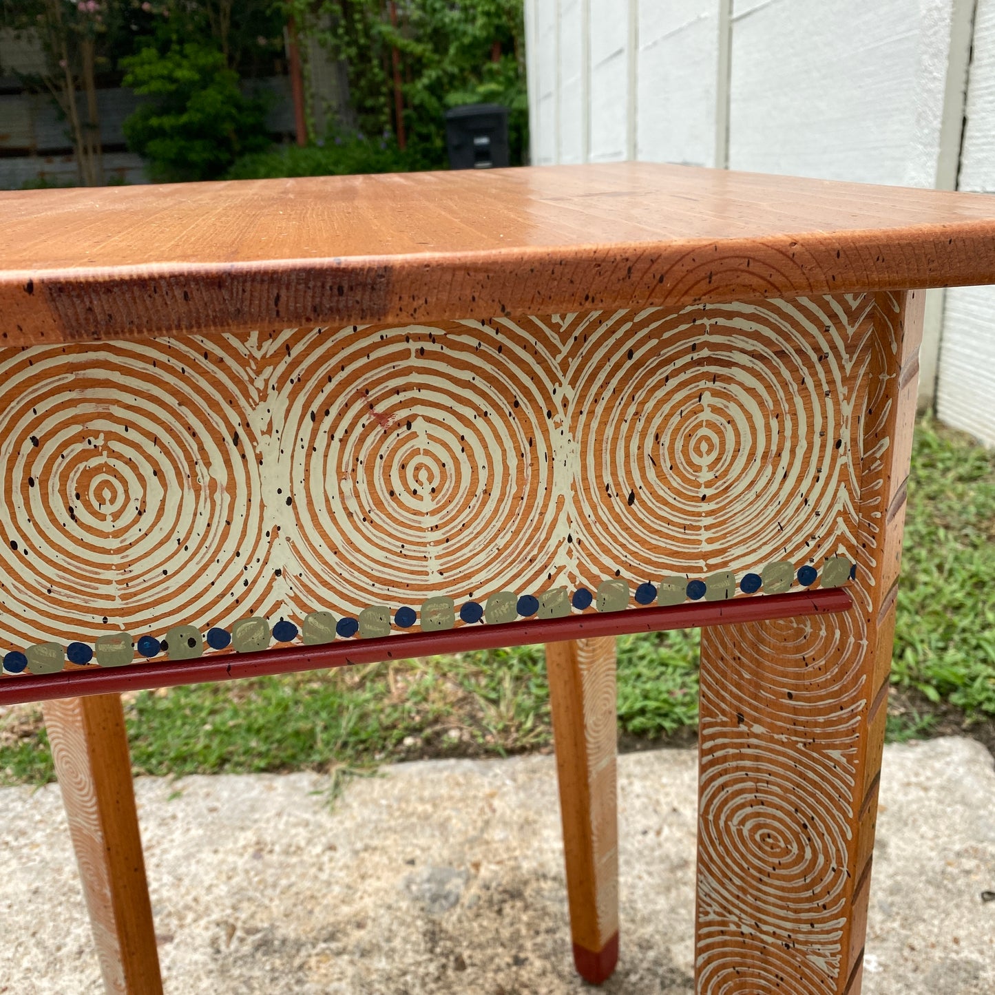 David Marsh 22” Side Table with Drawer