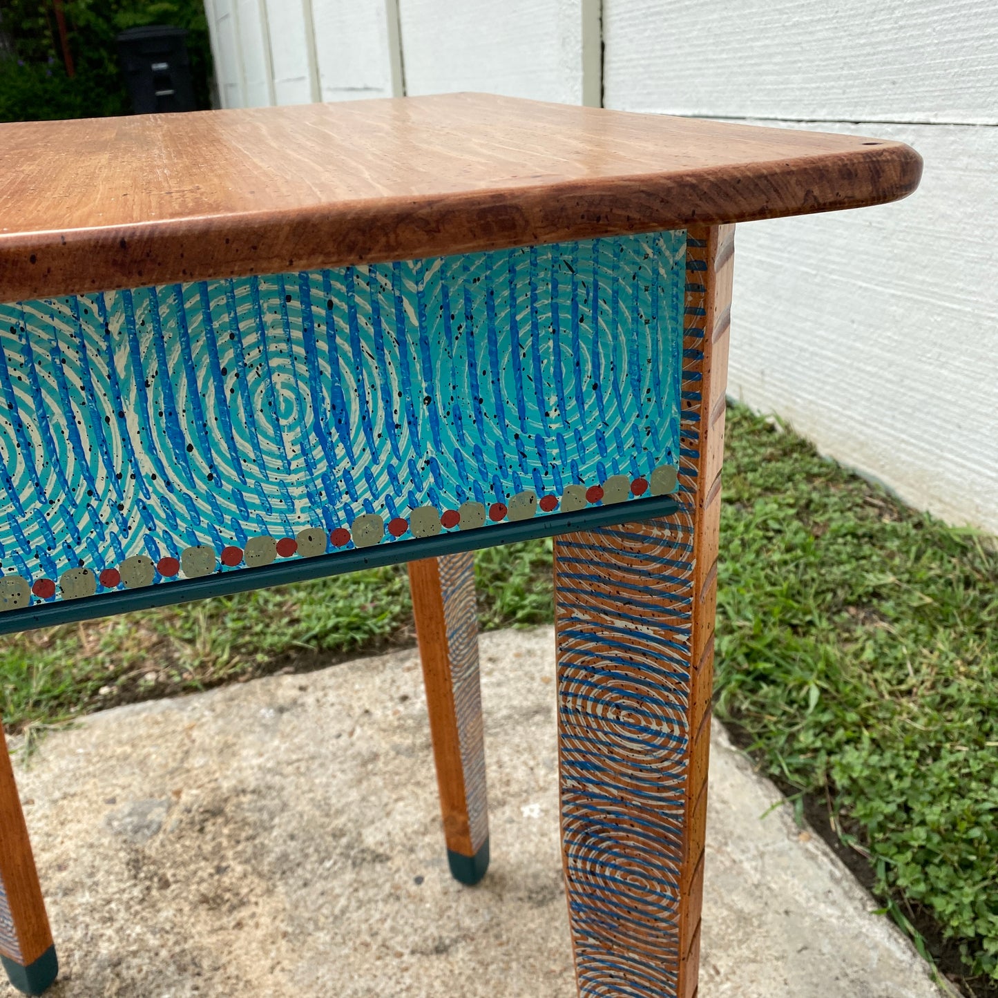 David Marsh 22” Side Table with Drawer