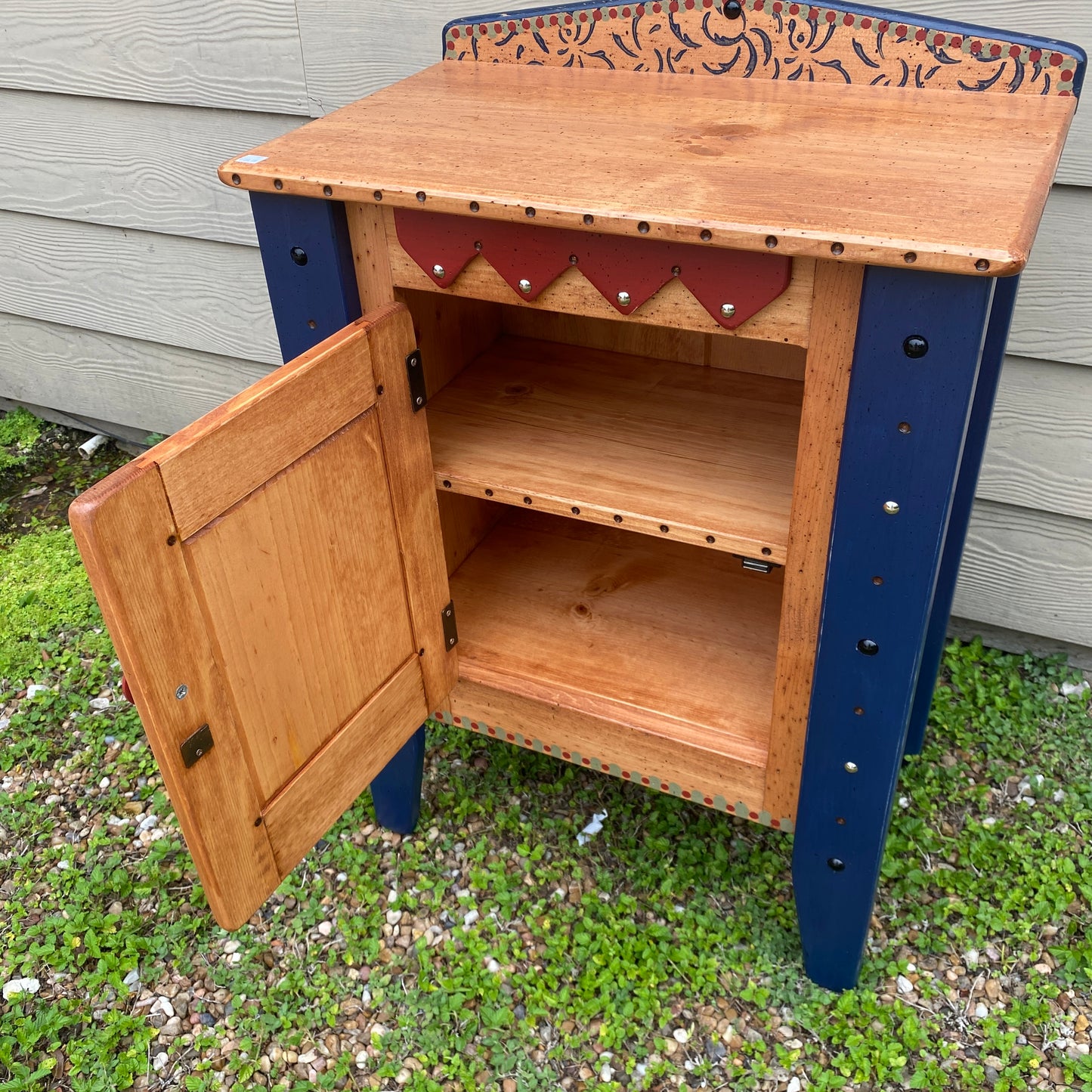 Tommy Lewis Marsh Style Nightstand on Legs NO Drawer