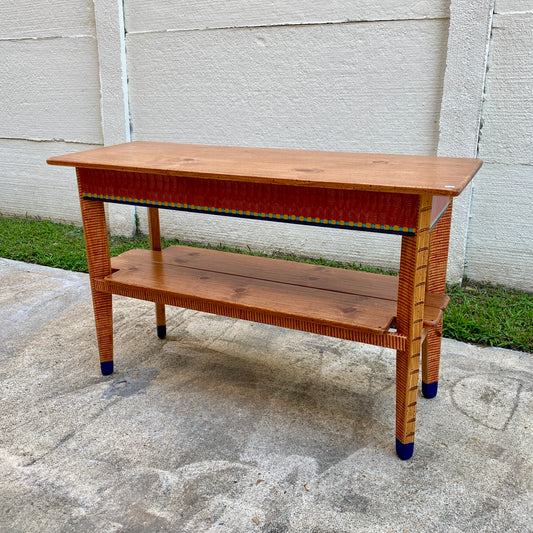 David Marsh 4' Console Table with Shelf