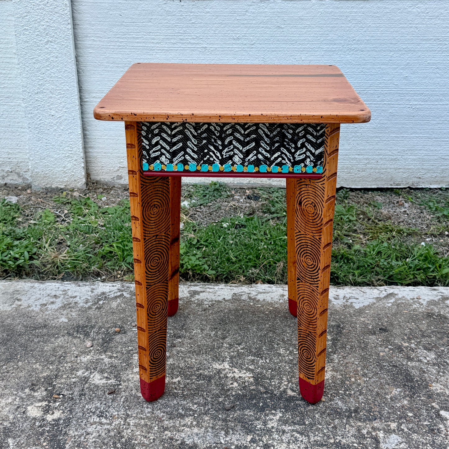 David Marsh 18” Square Side Table