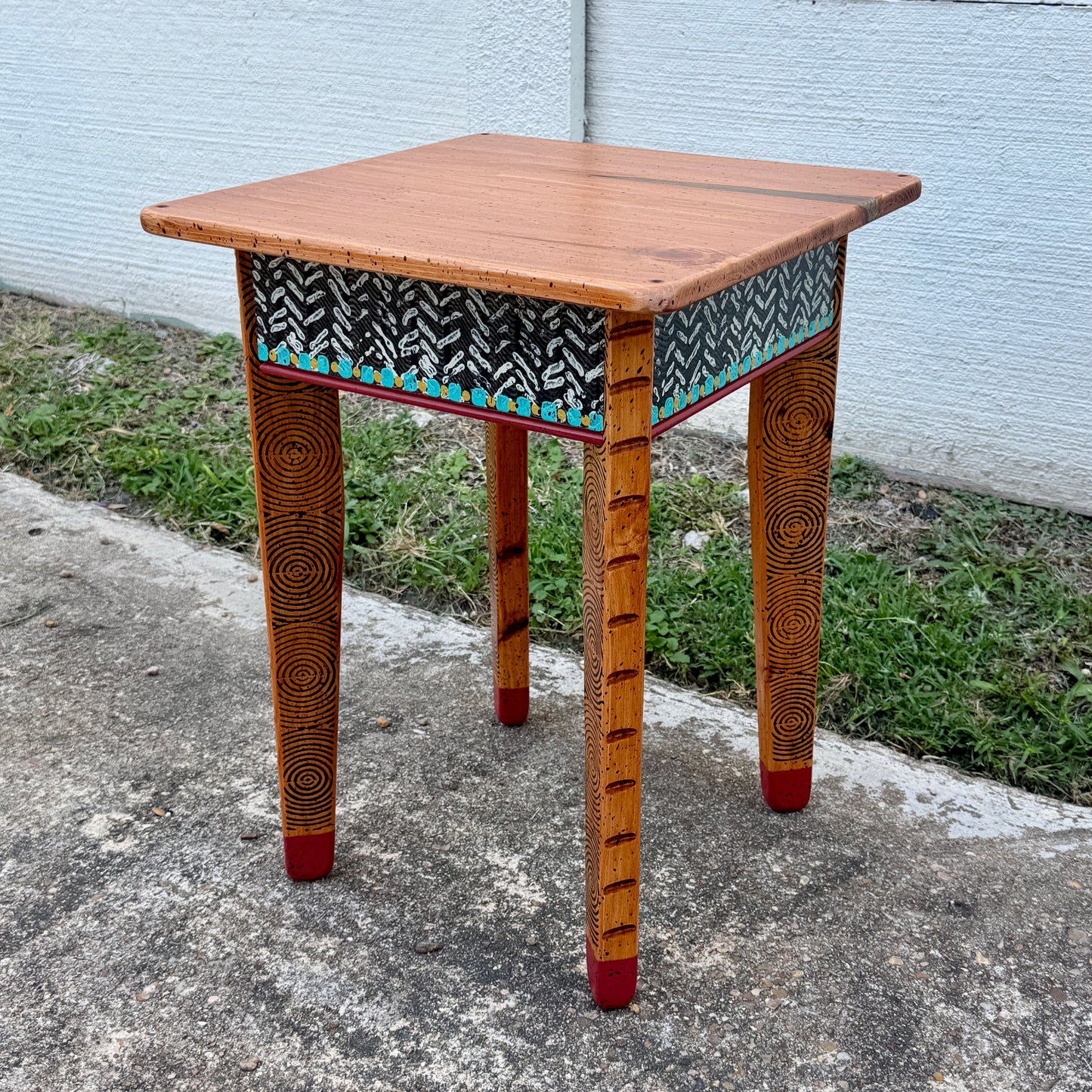 David Marsh 18” Square Side Table