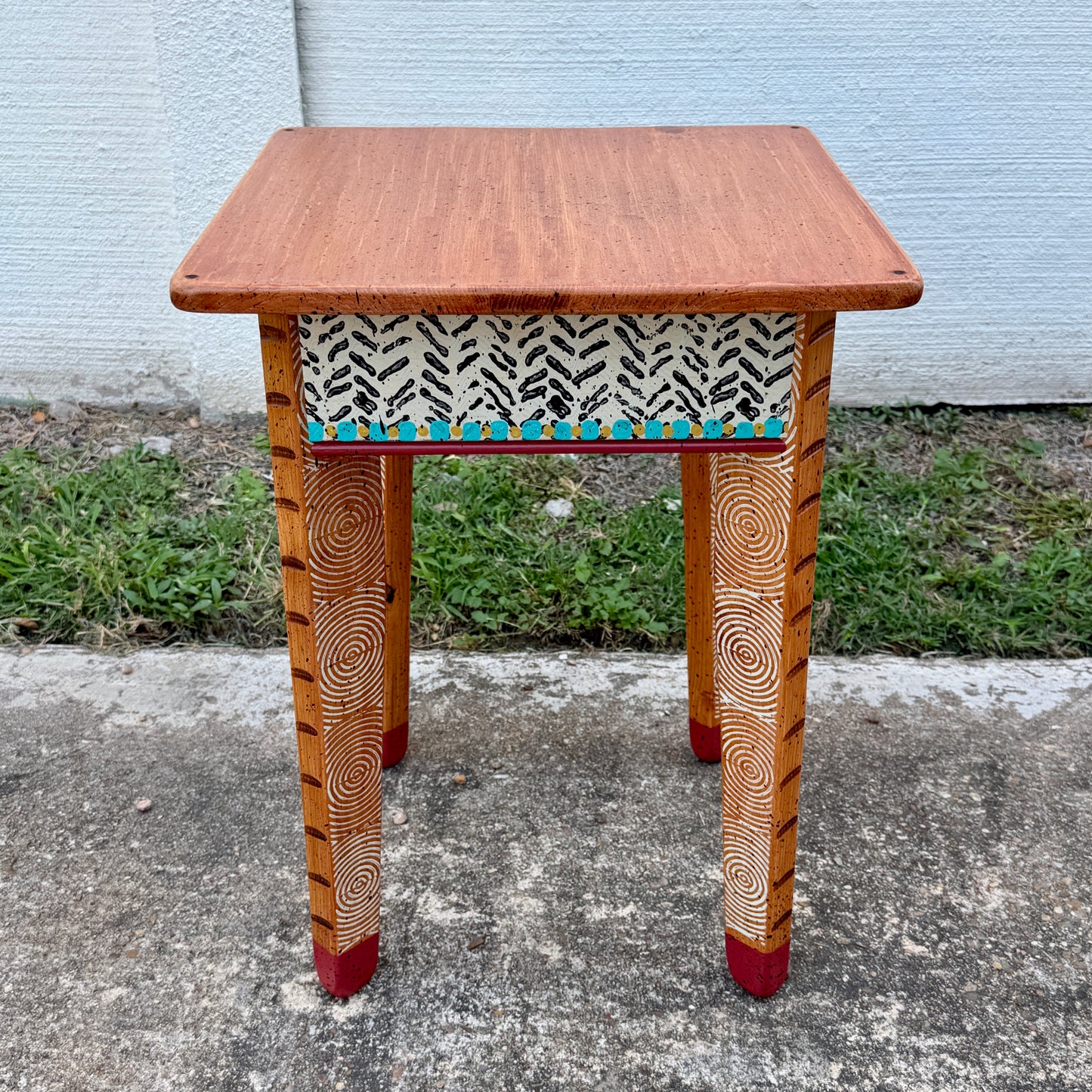 David Marsh 18” Square Side Table