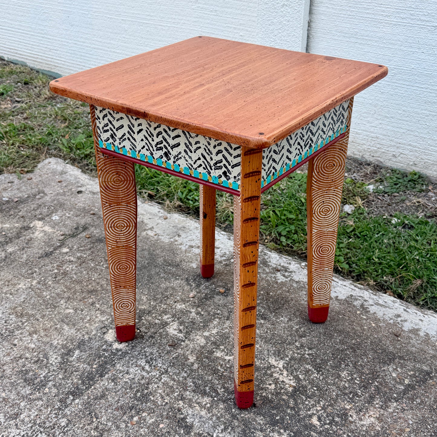 David Marsh 18” Square Side Table