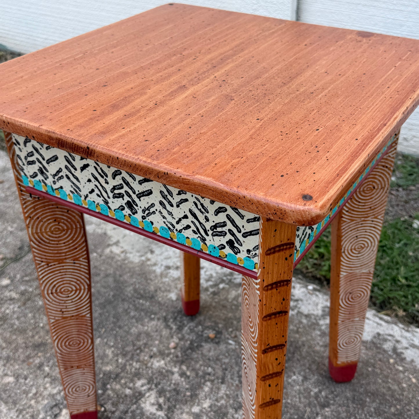 David Marsh 18” Square Side Table