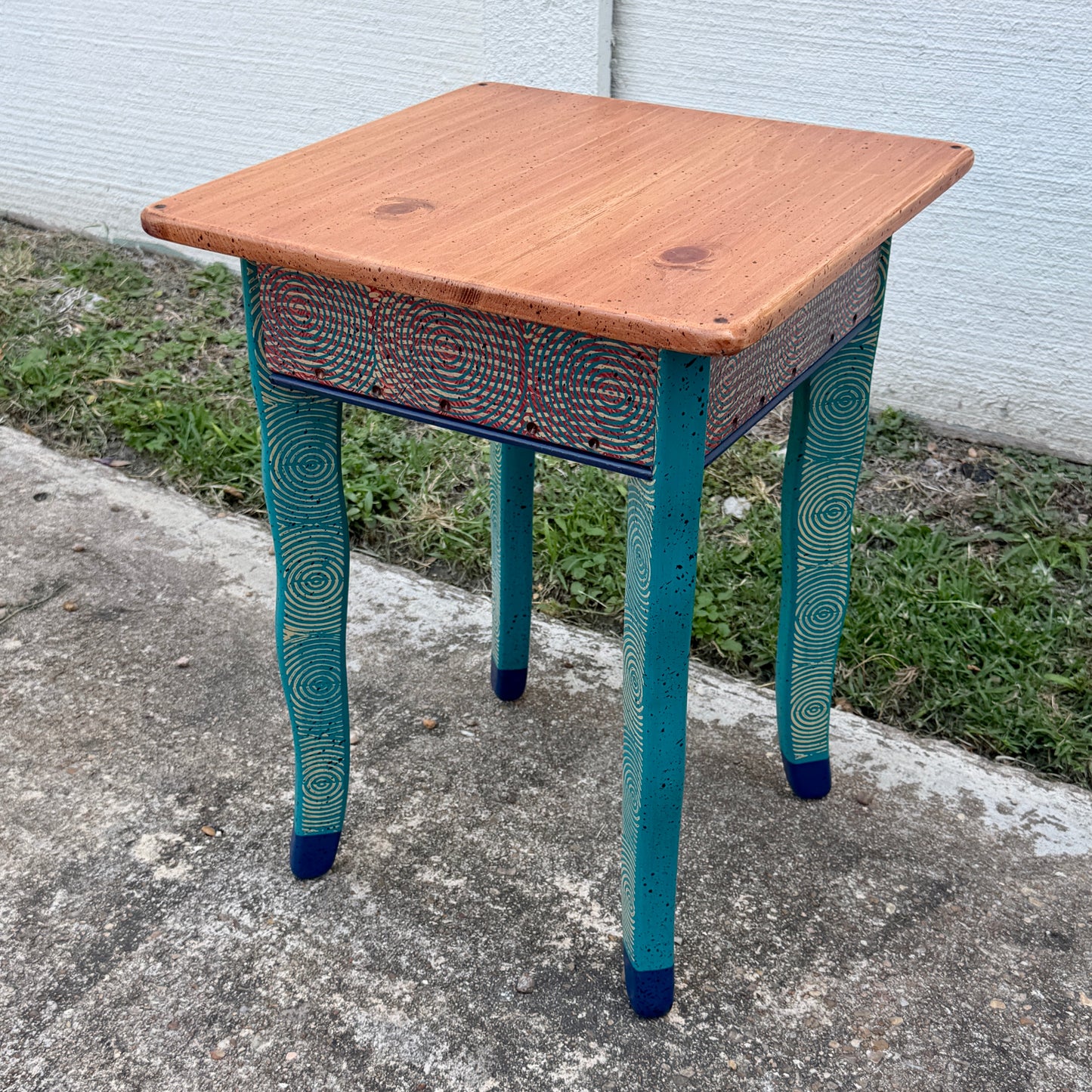 David Marsh 18” Square Side Table